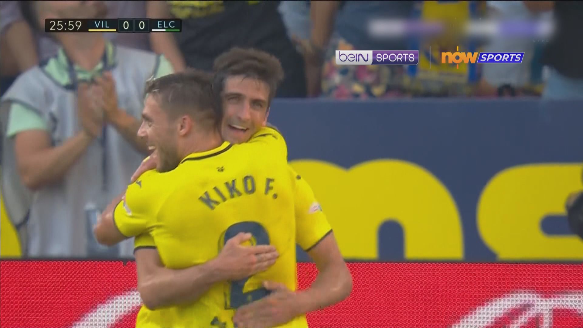 西甲　維拉利爾4:0艾爾切