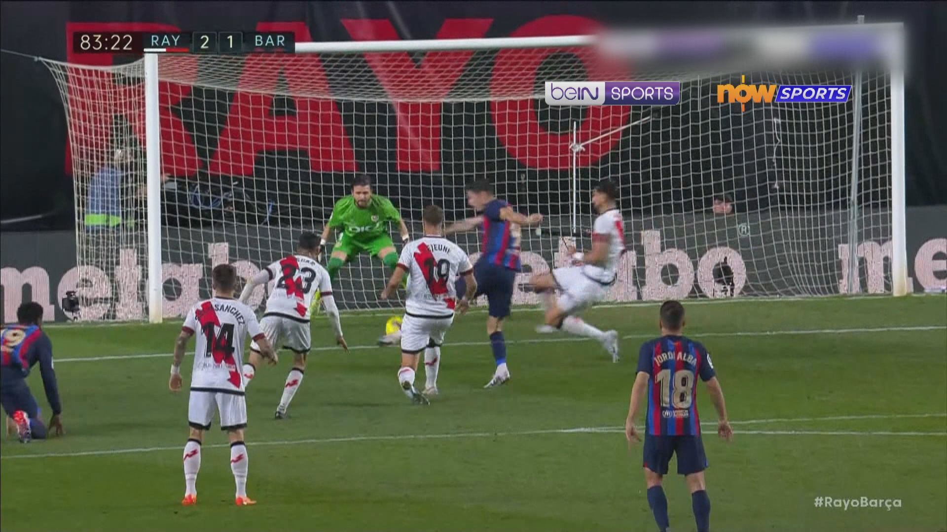 西甲　華歷簡奴2:1巴塞羅那