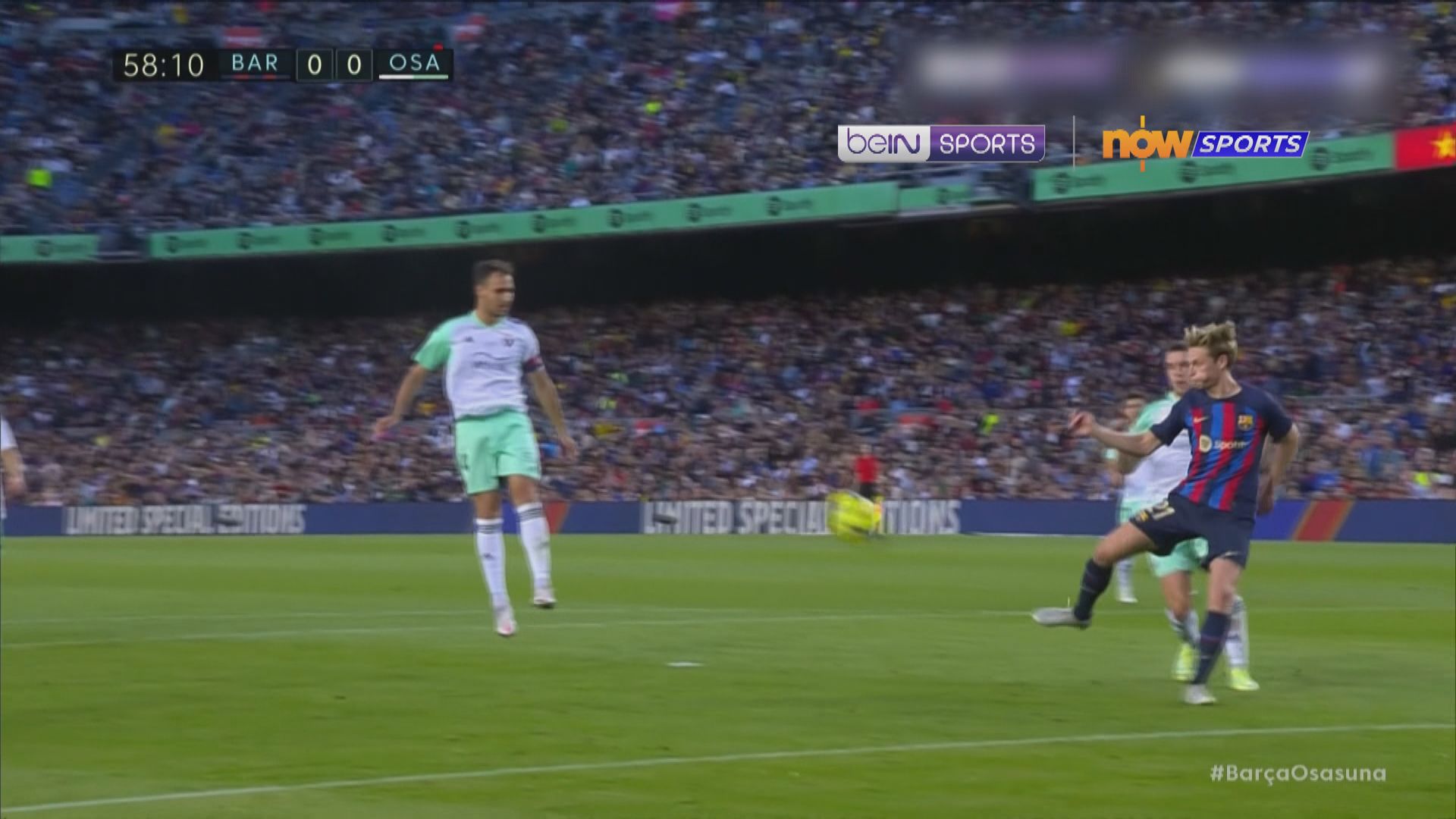 西甲　巴塞羅那 1:0 奧沙辛拿