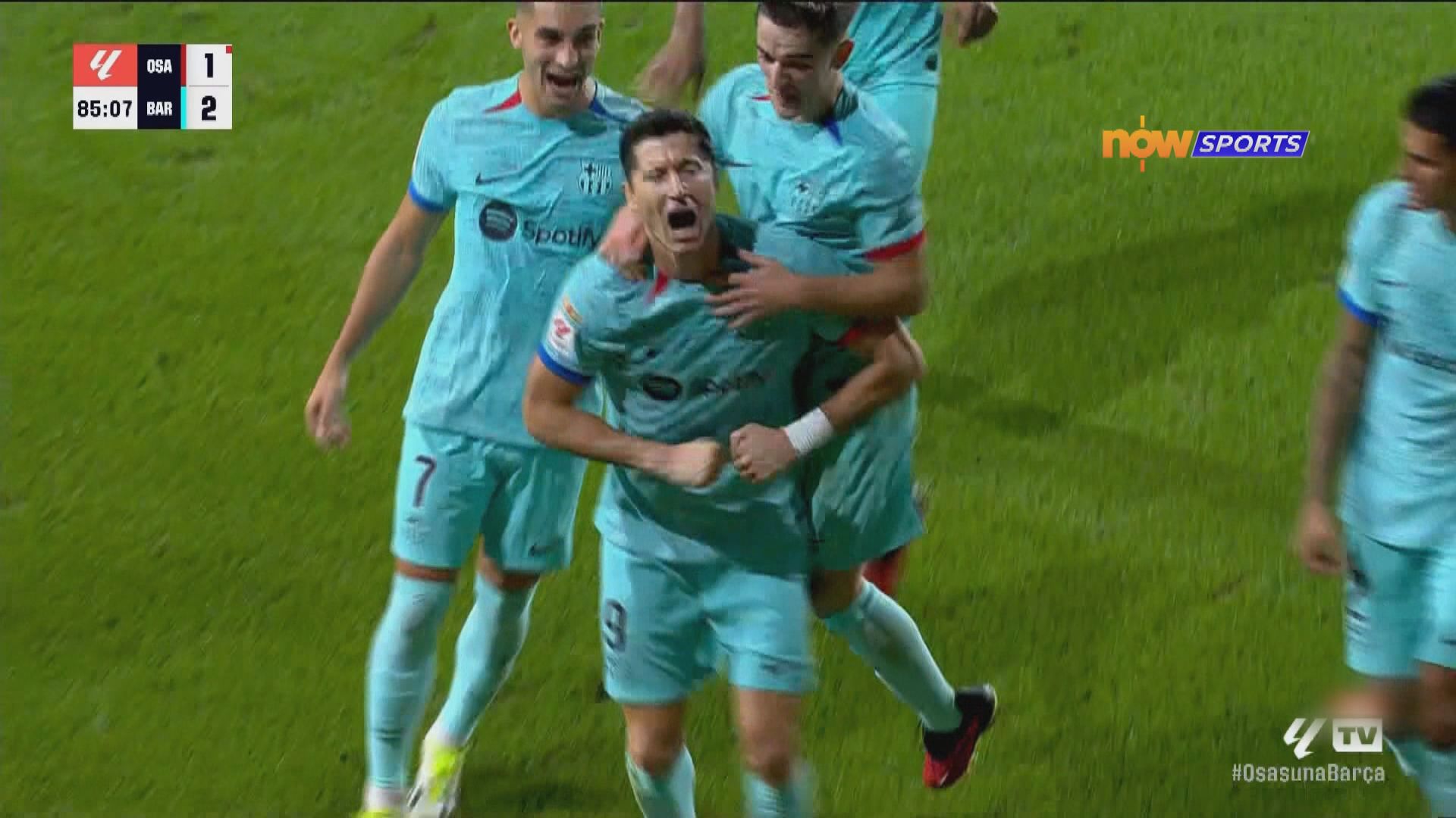 西甲 奧沙辛拿 1:2 巴塞羅那