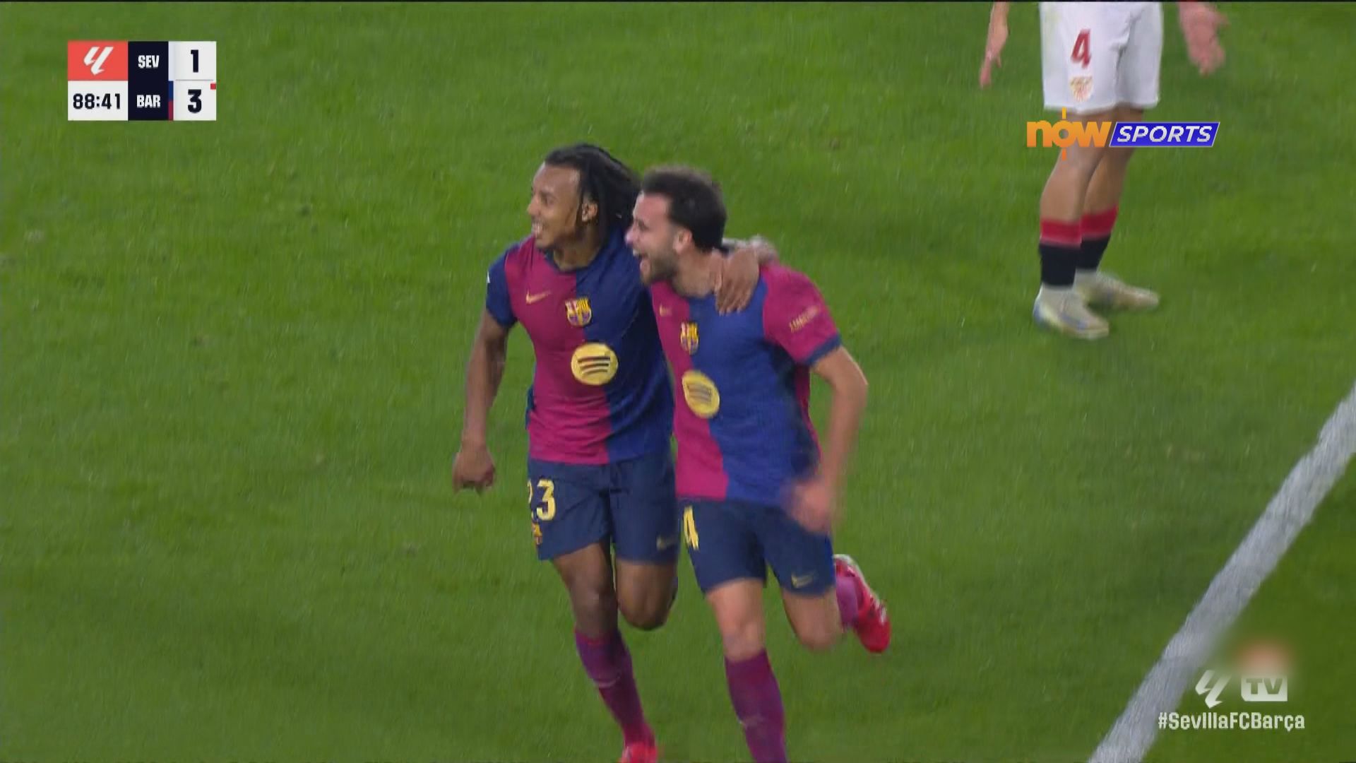 西甲　西維爾 1:4 巴塞羅那