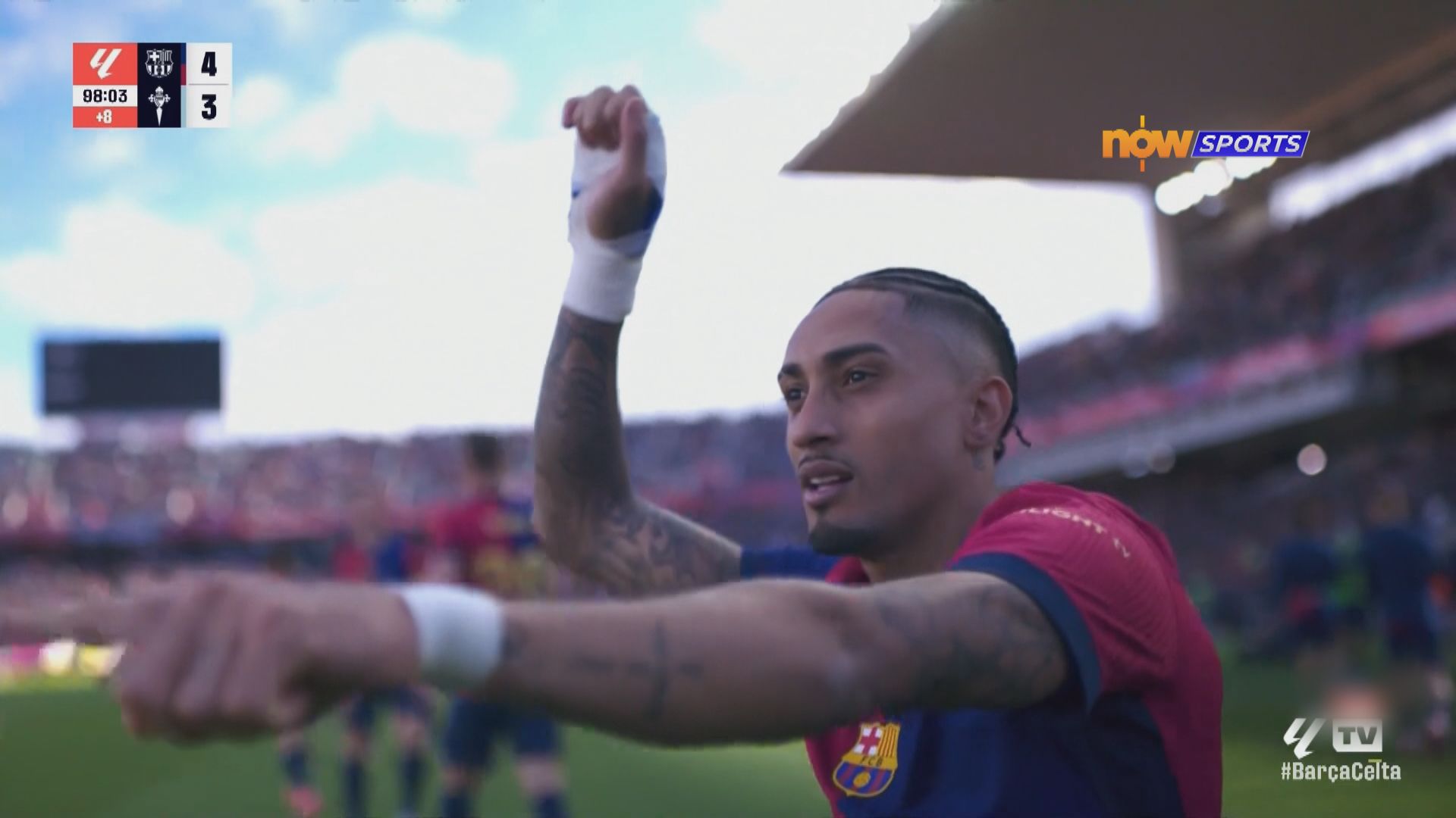 西甲　巴塞羅那 4:3 切爾達