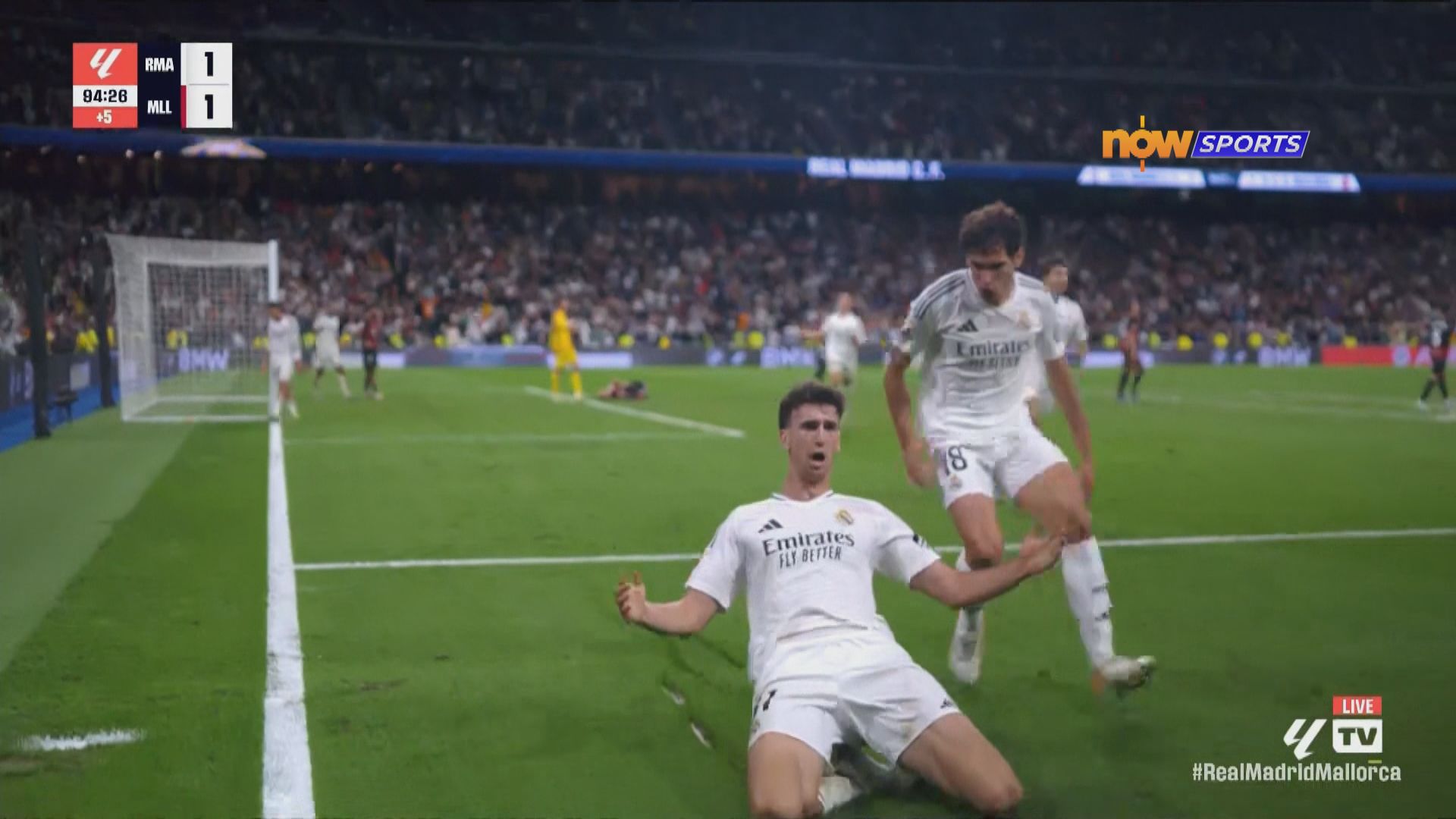 西甲　皇家馬德里 2:1 馬略卡