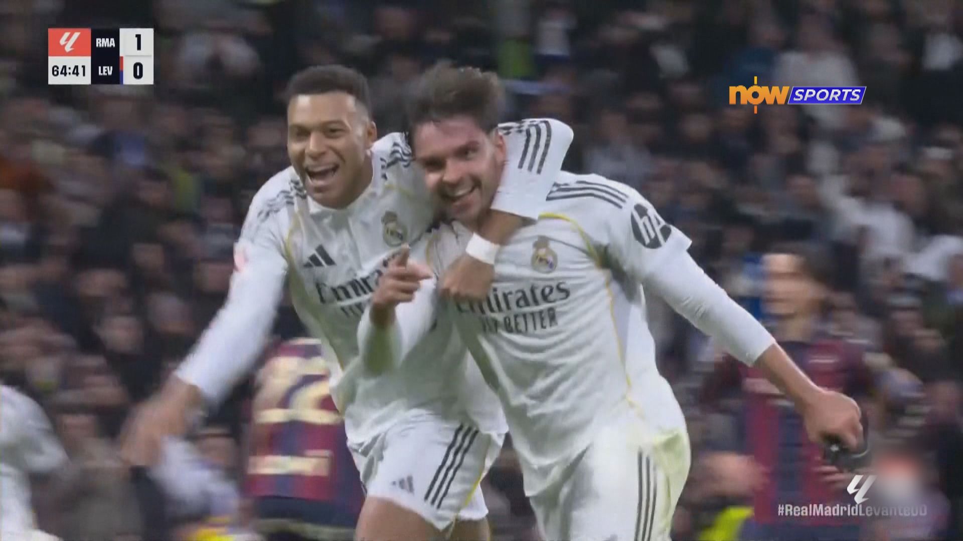 西甲　皇家馬德里 2:0 利雲特