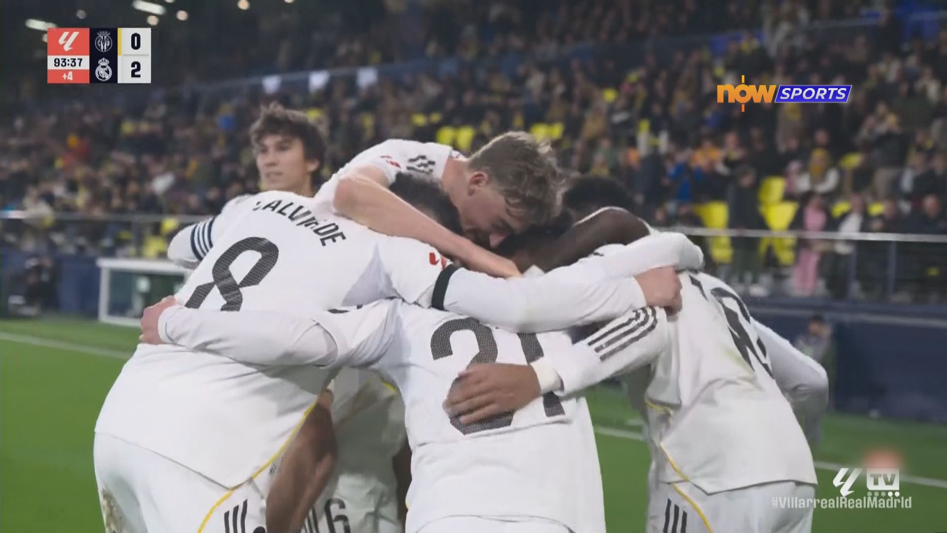 西甲　維拉利爾 0:2 皇家馬德里