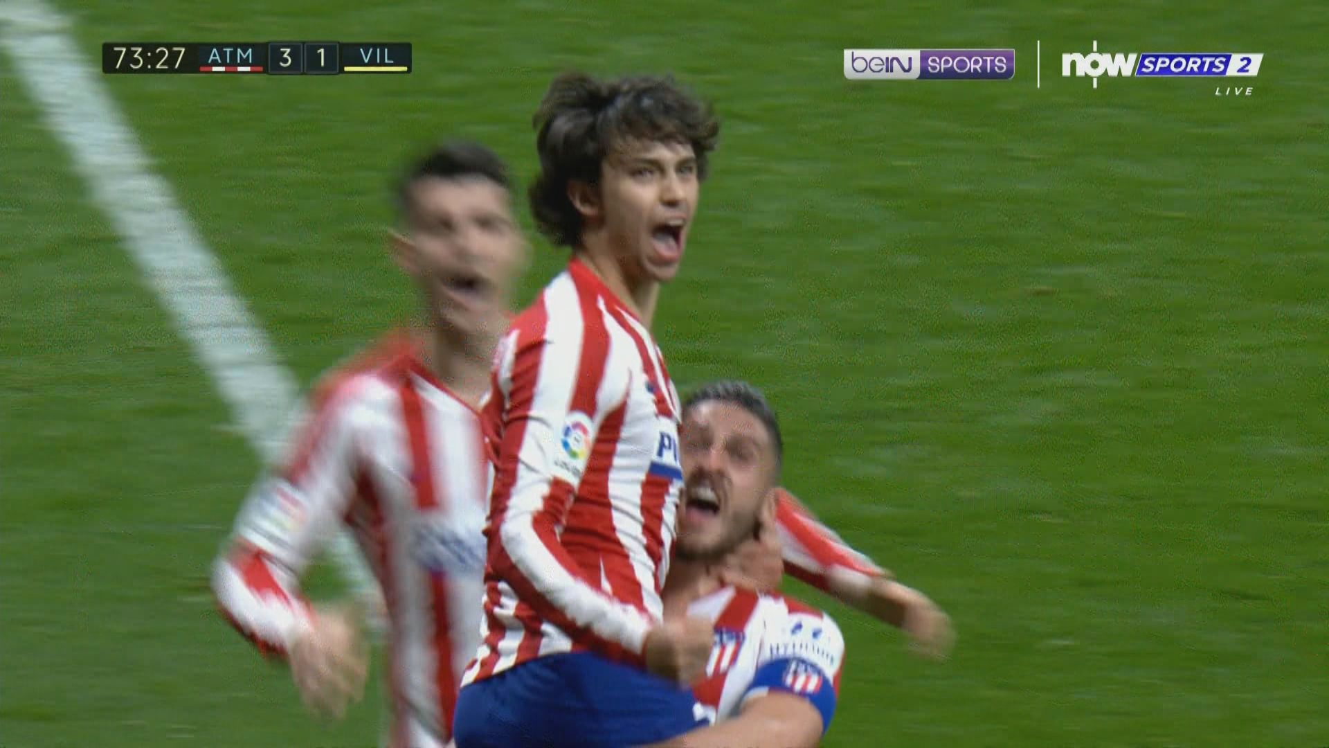 西甲　馬德里體育會3:1維拉利爾