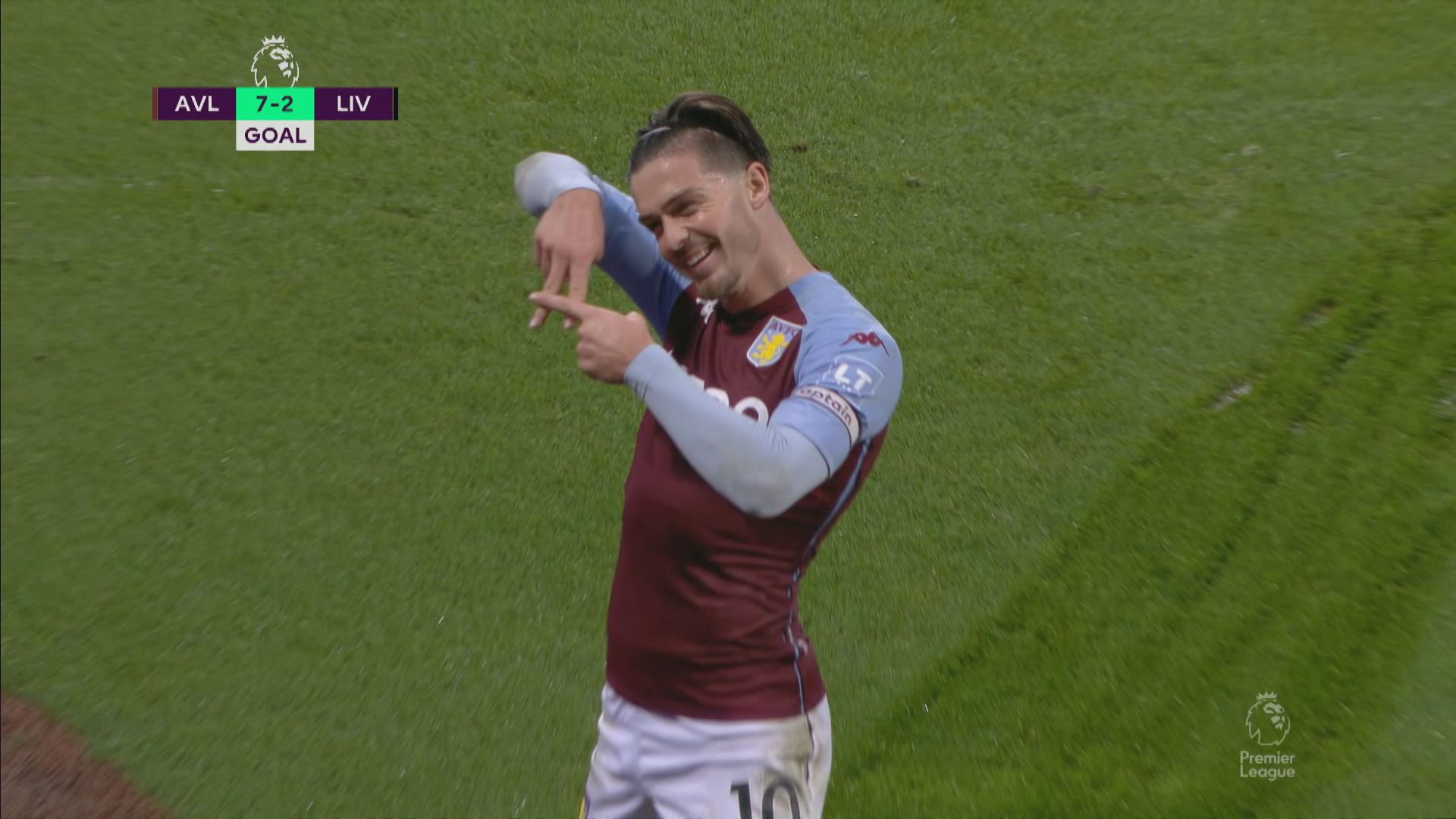 英超　阿士東維拉 7:2 利物浦