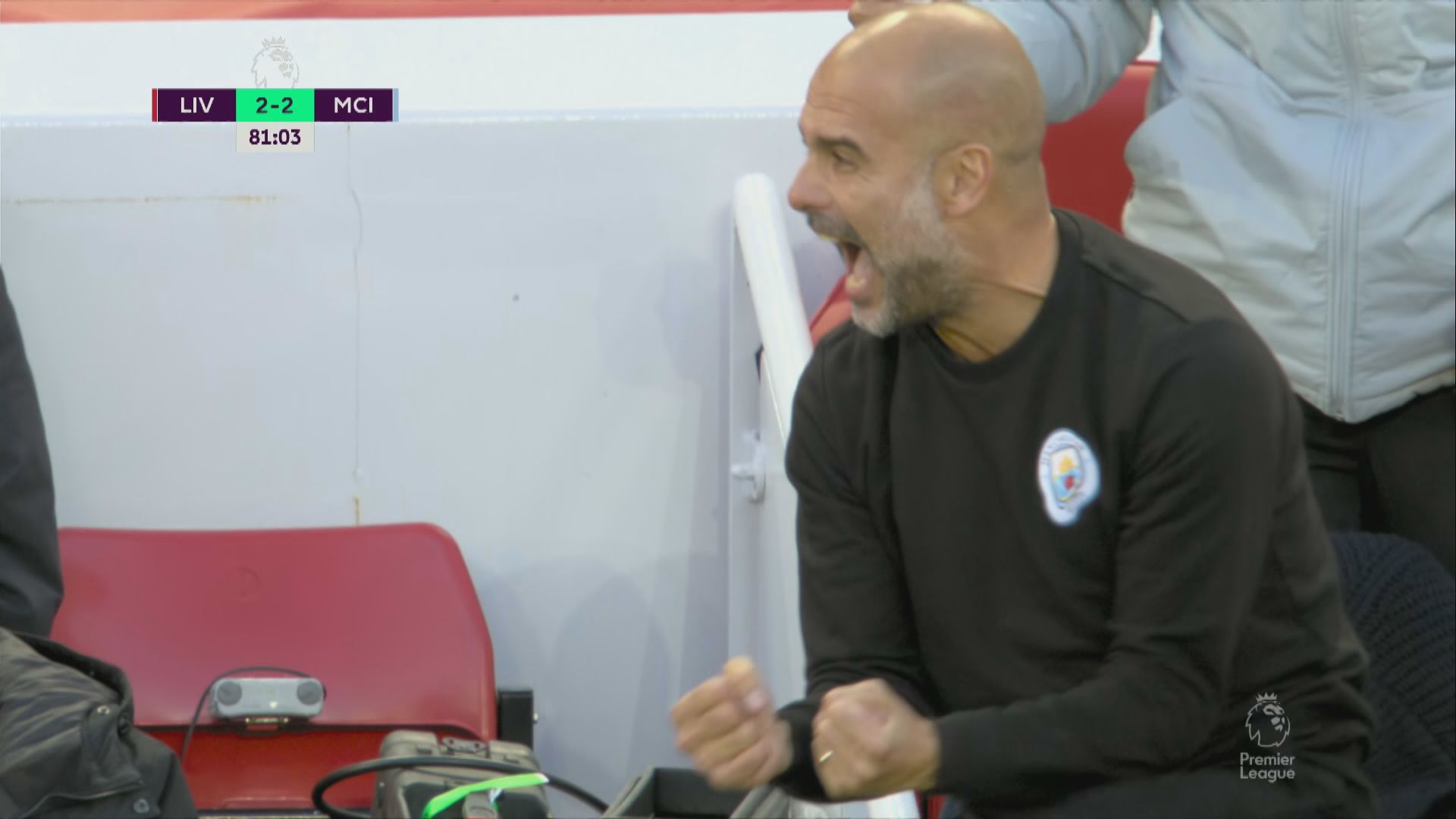 英超　利物浦2:2曼城