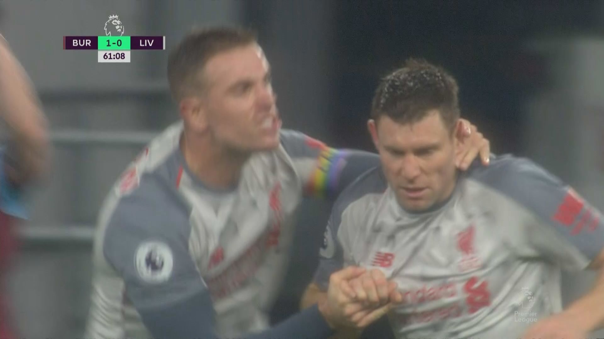 英超　般尼 1:3 利物浦