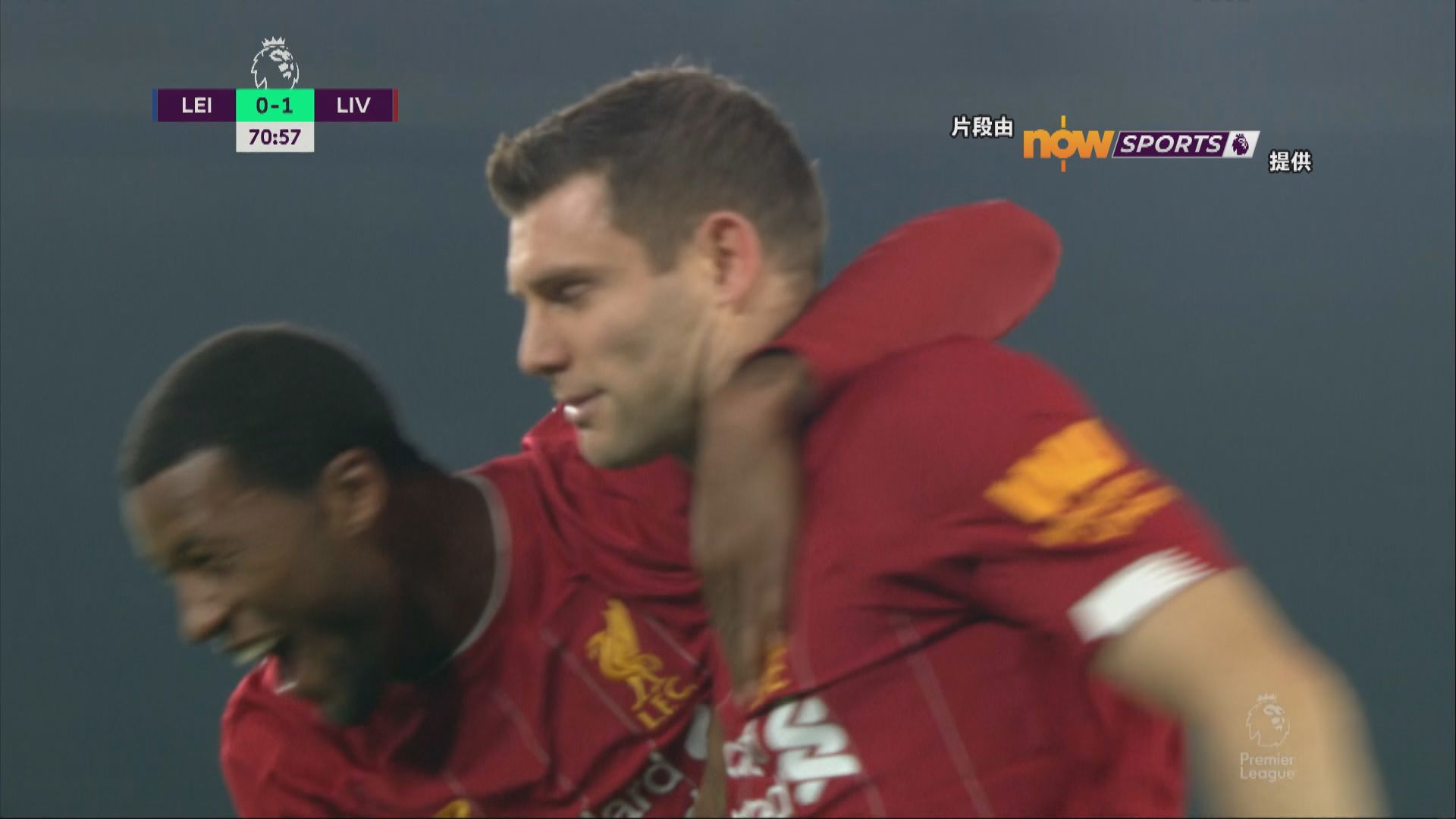 英超　李斯特城0:4利物浦