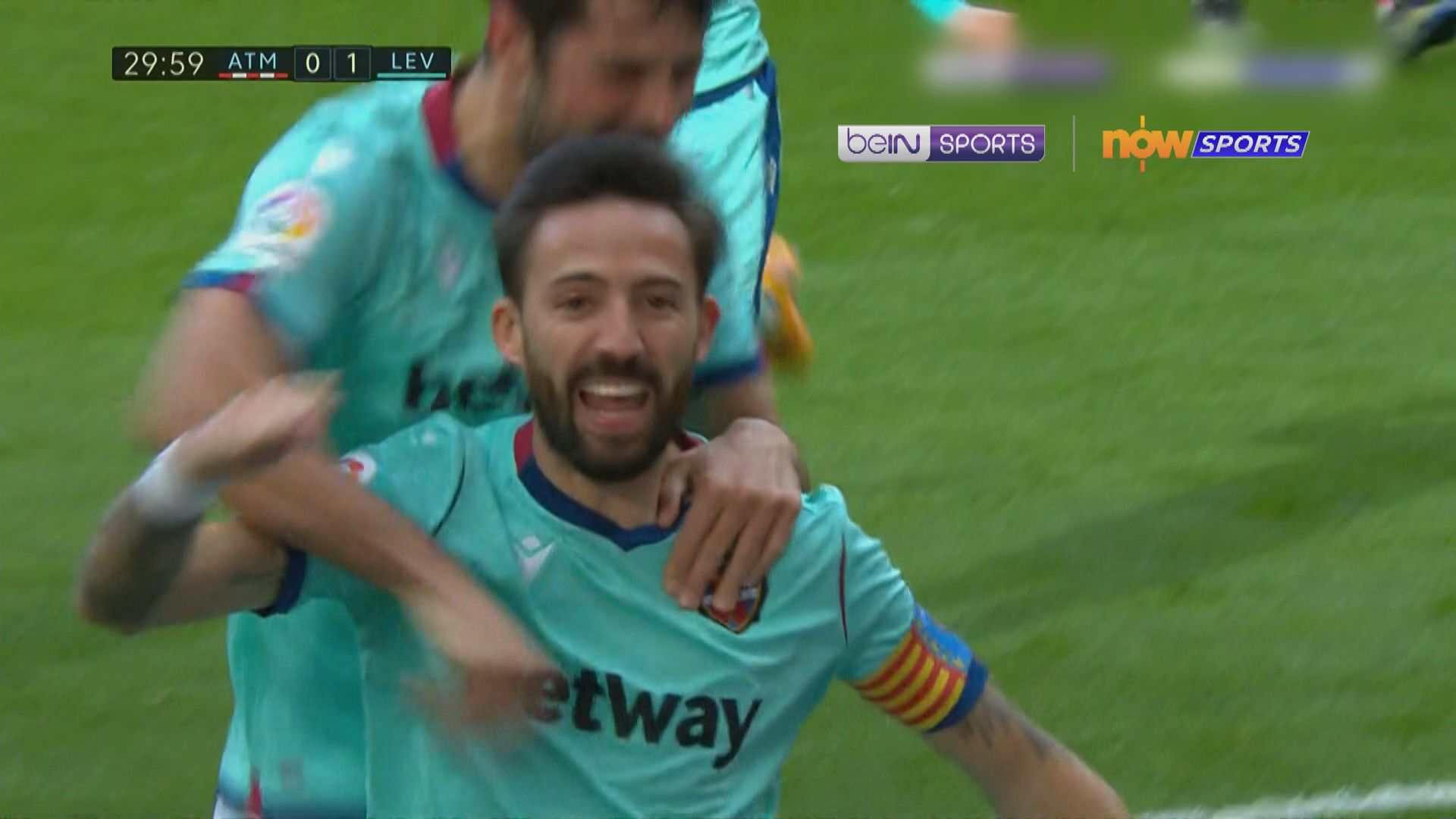 西甲　馬德里體育會0:2利雲特