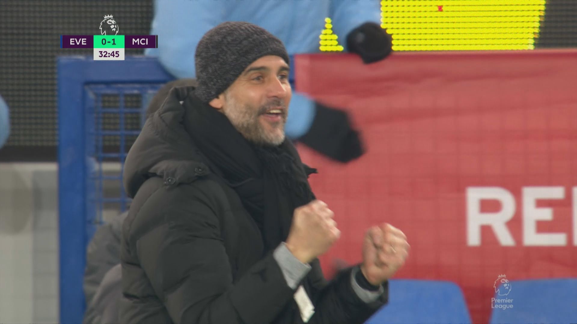 英超　愛華頓1:3曼城