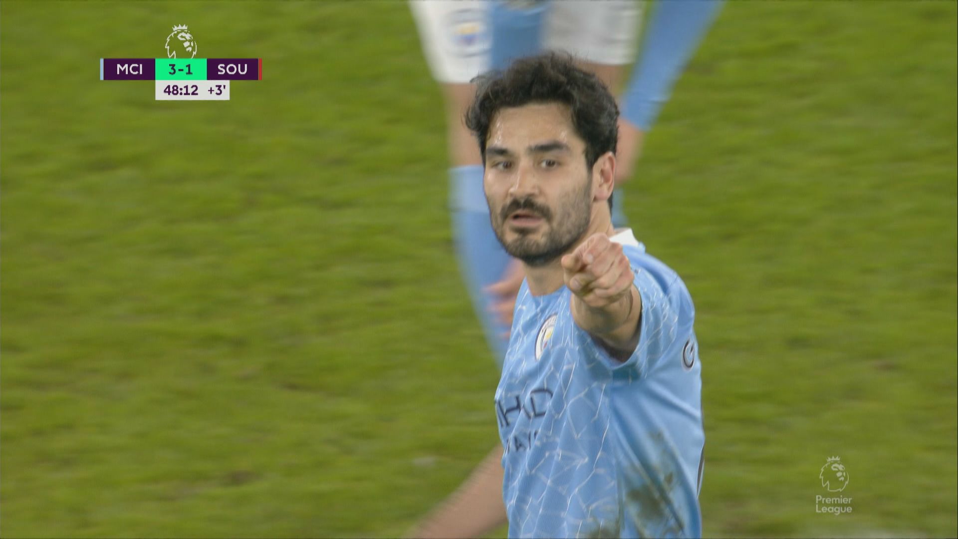 英超 曼城5:2修咸頓