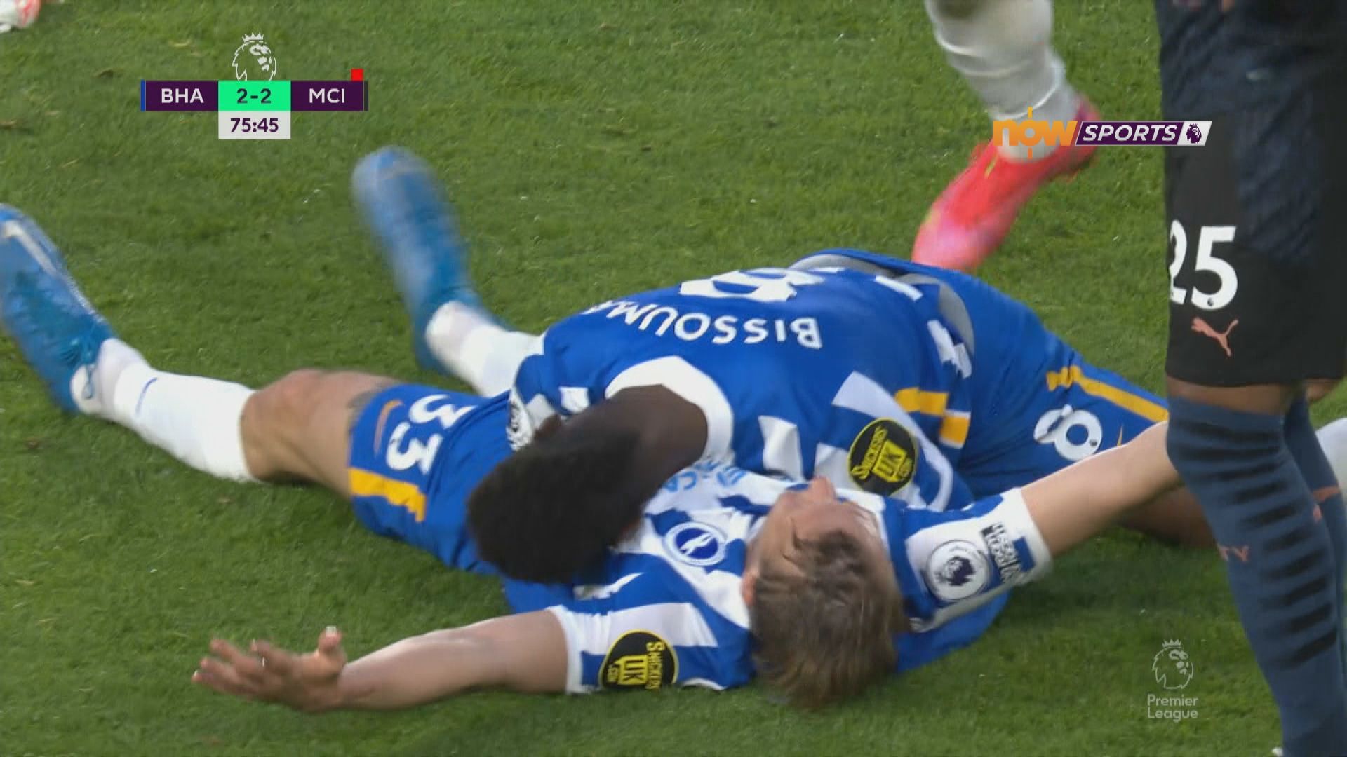 英超　白禮頓3:2曼城