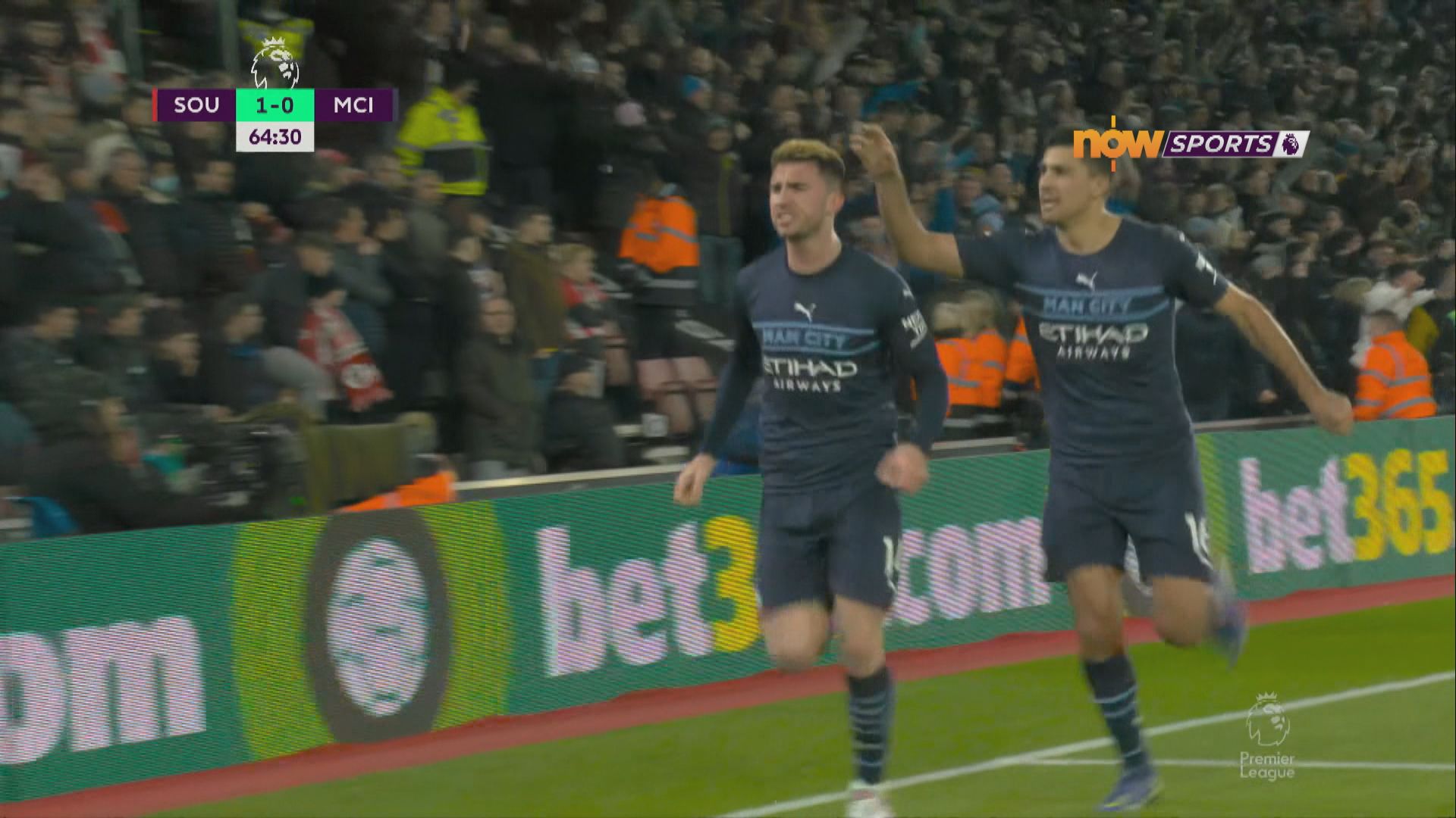 英超　修咸頓1:1曼城