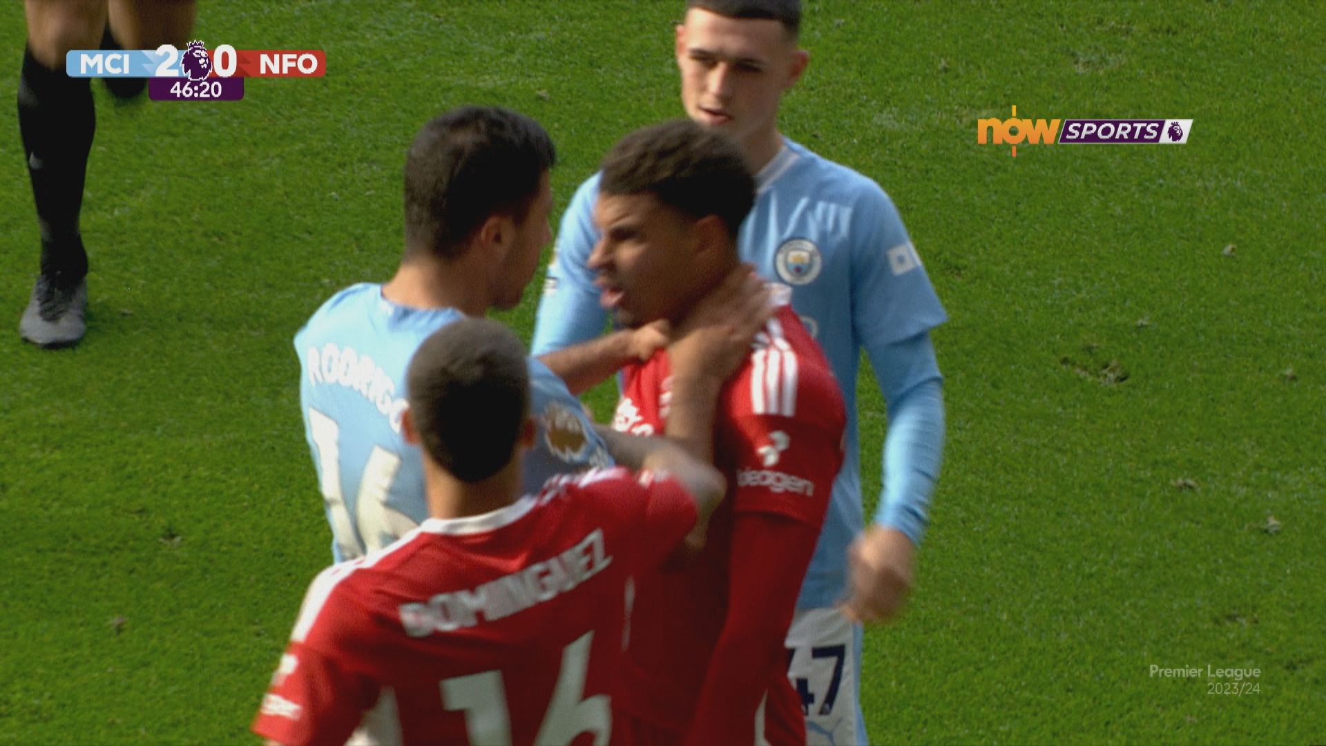 英超 曼城 2:0 諾定咸森林