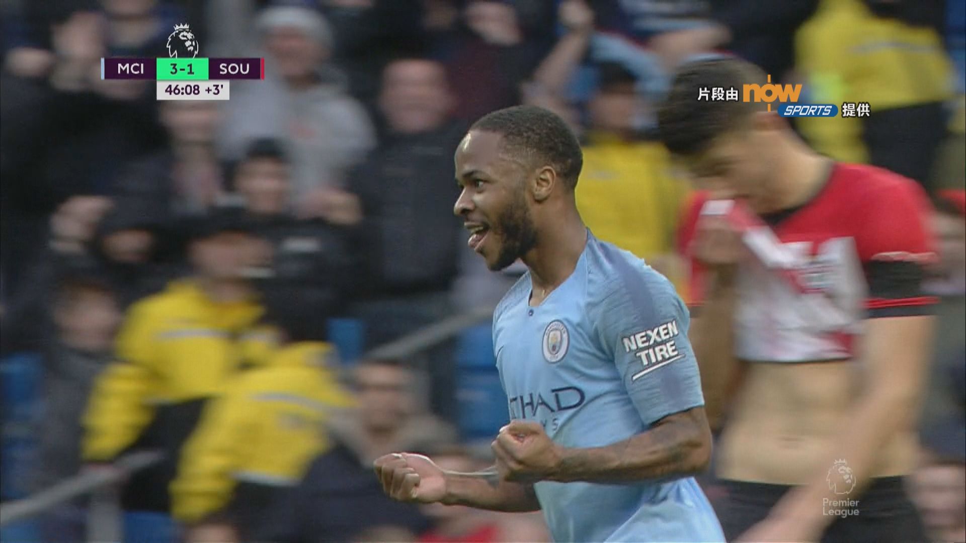 英超 曼城6:1修咸頓