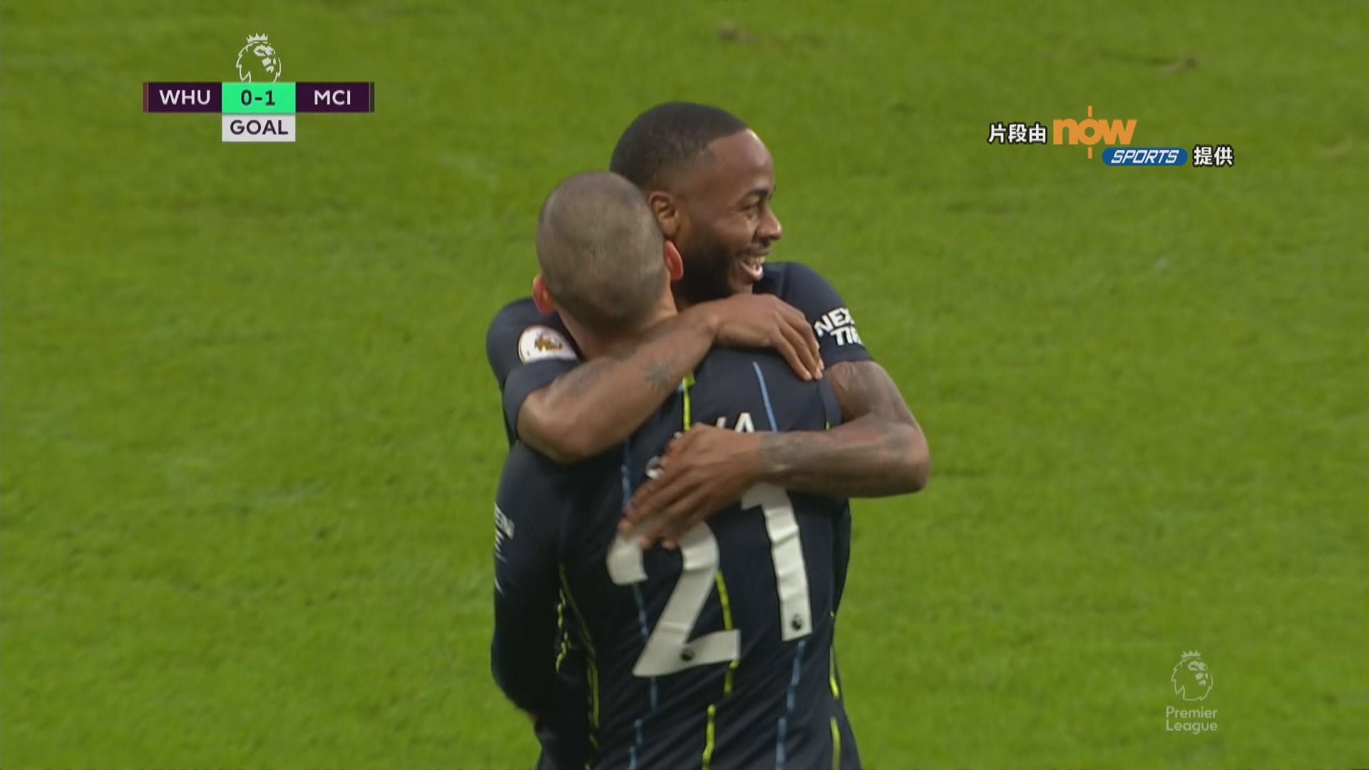 英超　韋斯咸0：4曼城 