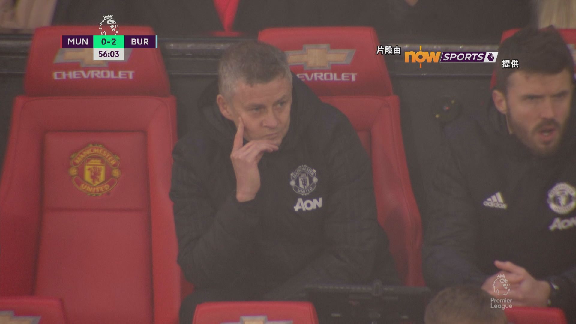 英超　曼聯0:2般尼