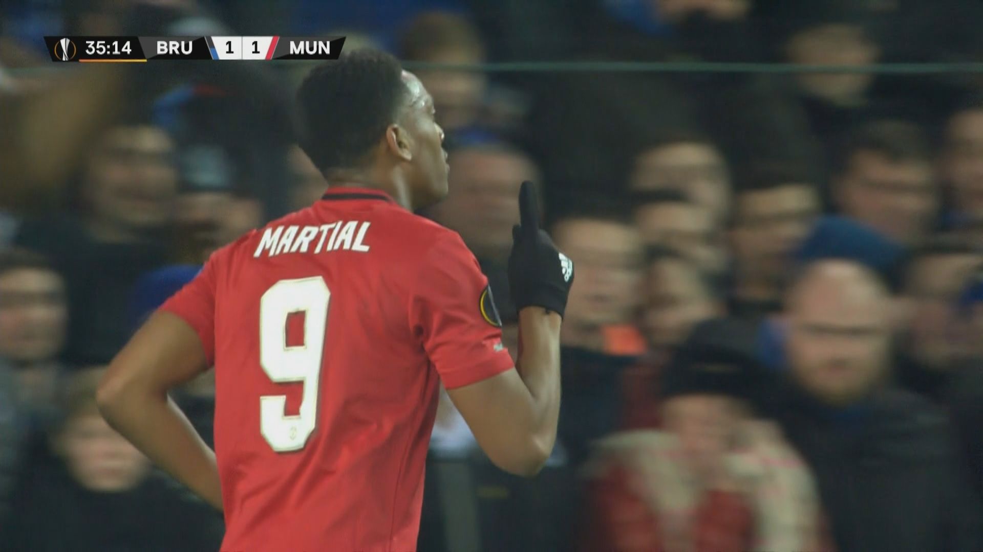 歐霸32強首回合　布魯日1:1曼聯