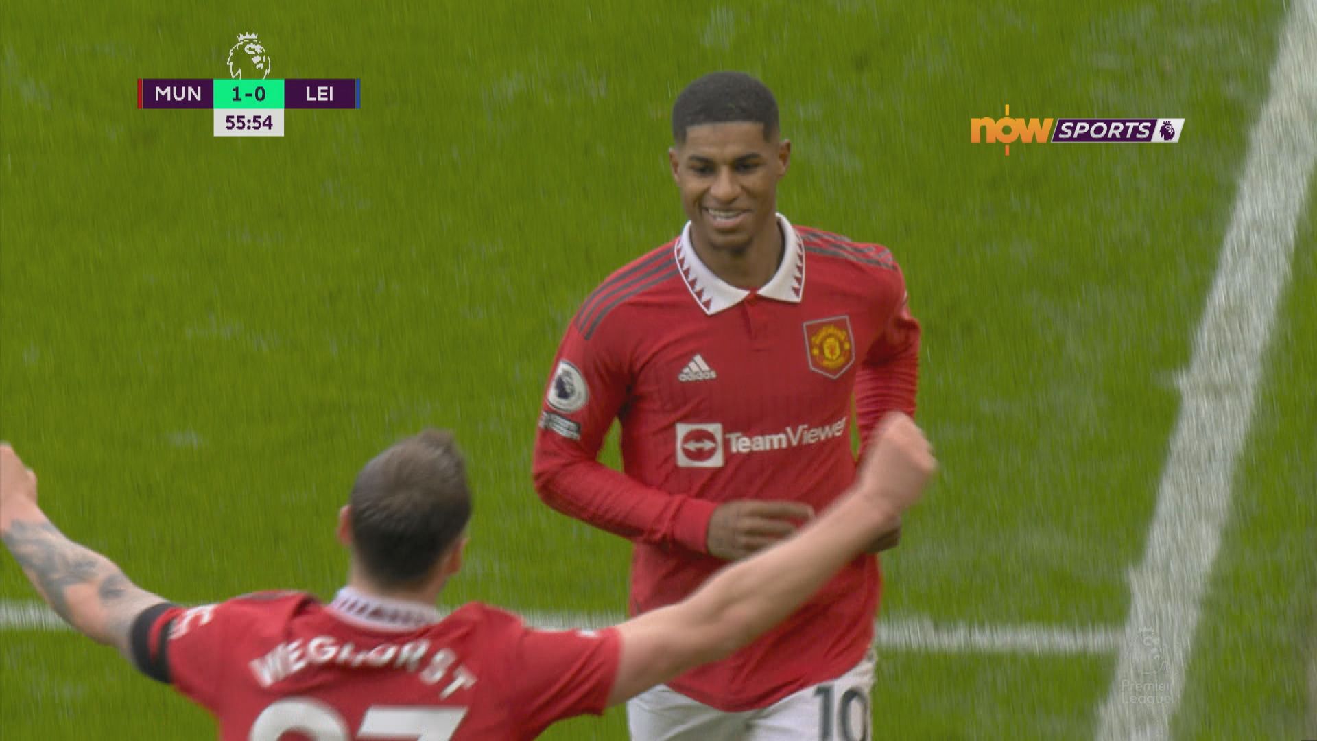 英超　曼聯 3:0 李斯特城