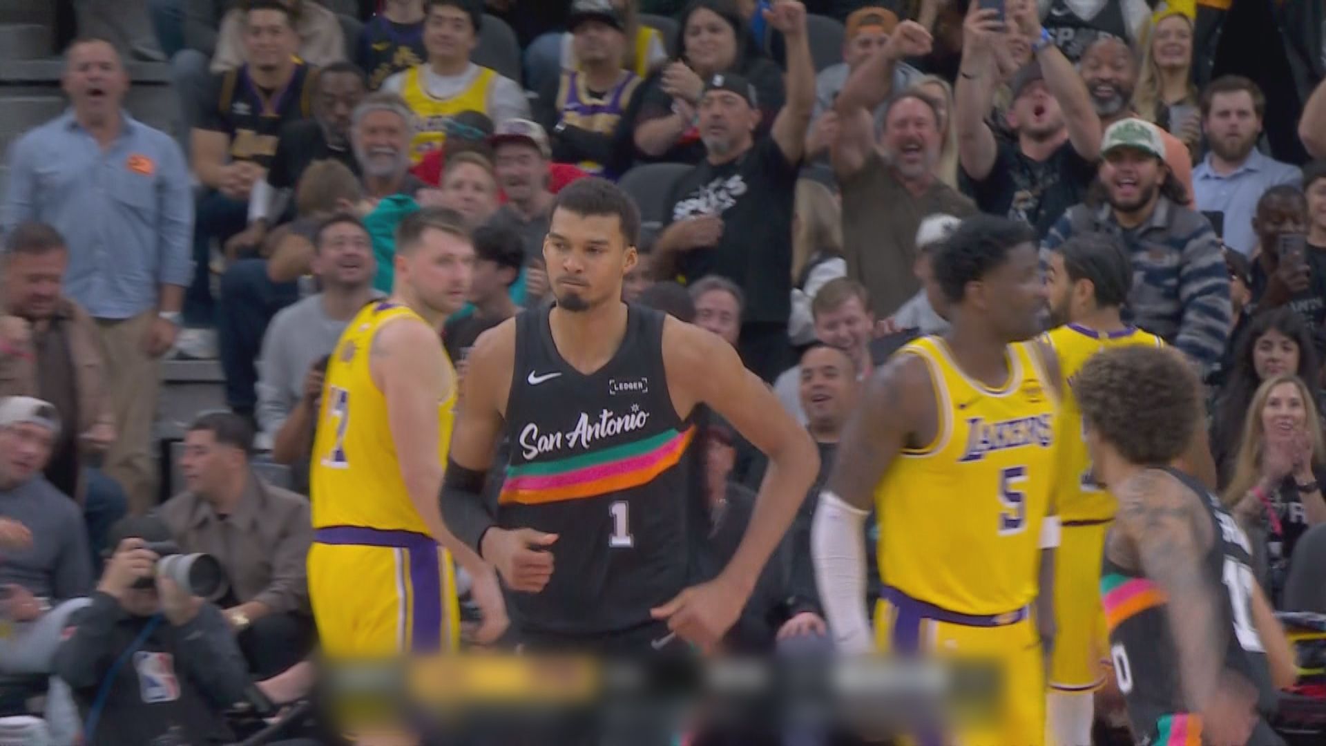 NBA　湖人 91:107 馬刺