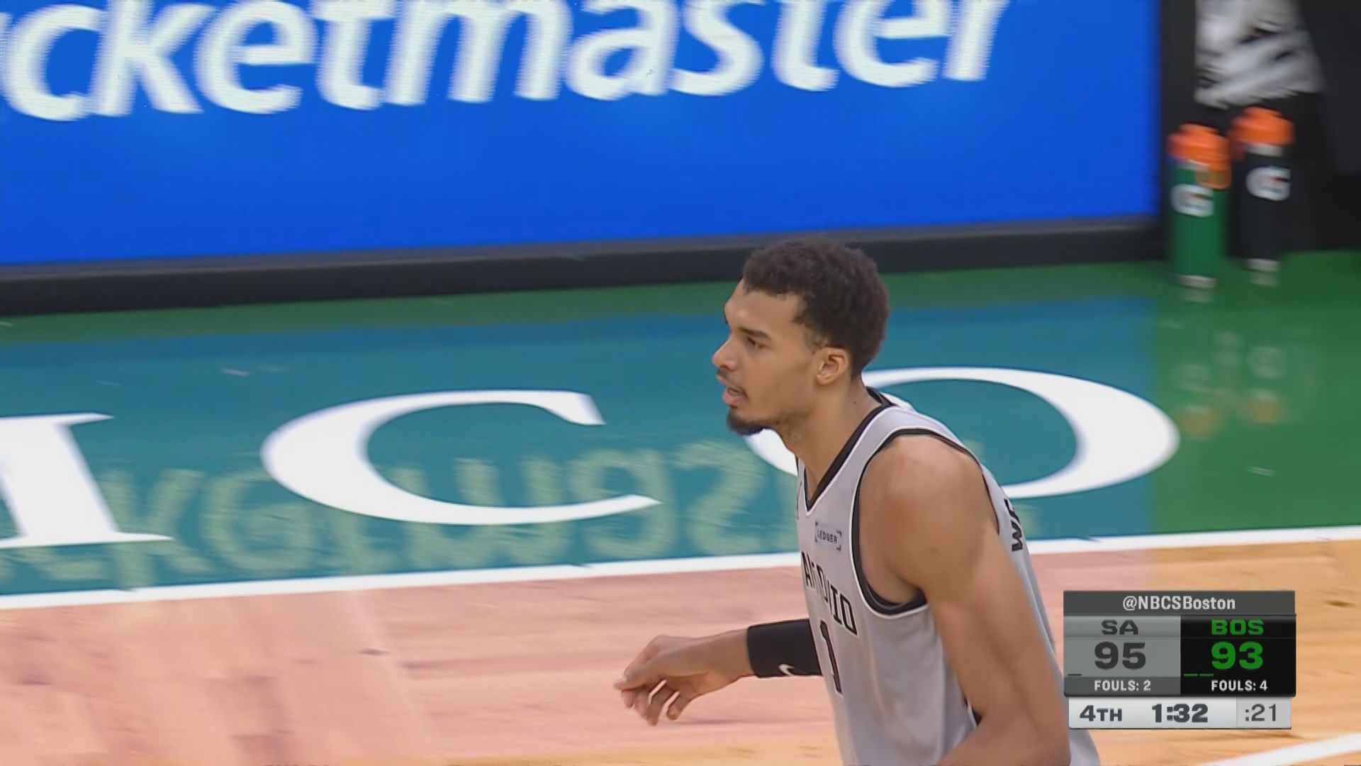 NBA　馬刺 100:95 塞爾特人