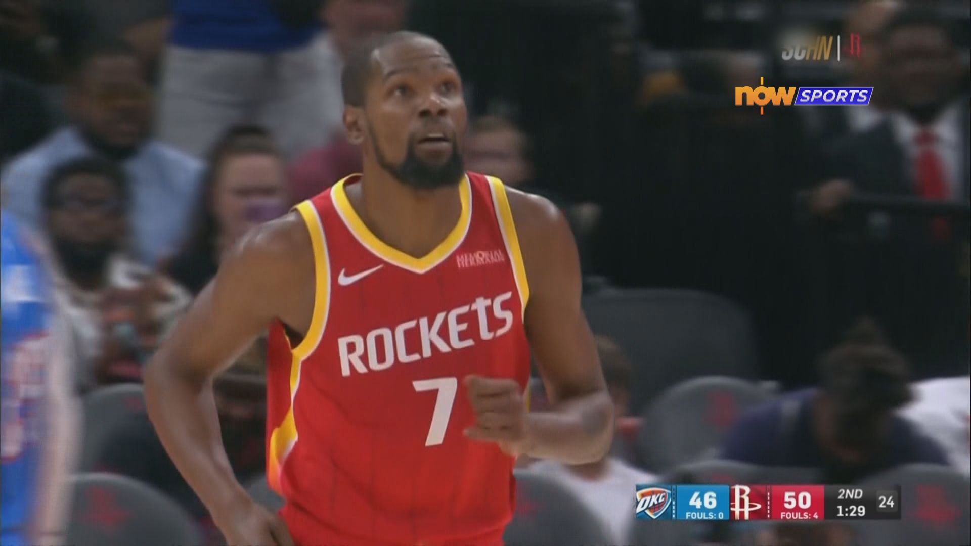 NBA季前熱身賽　雷霆 89:116 火箭