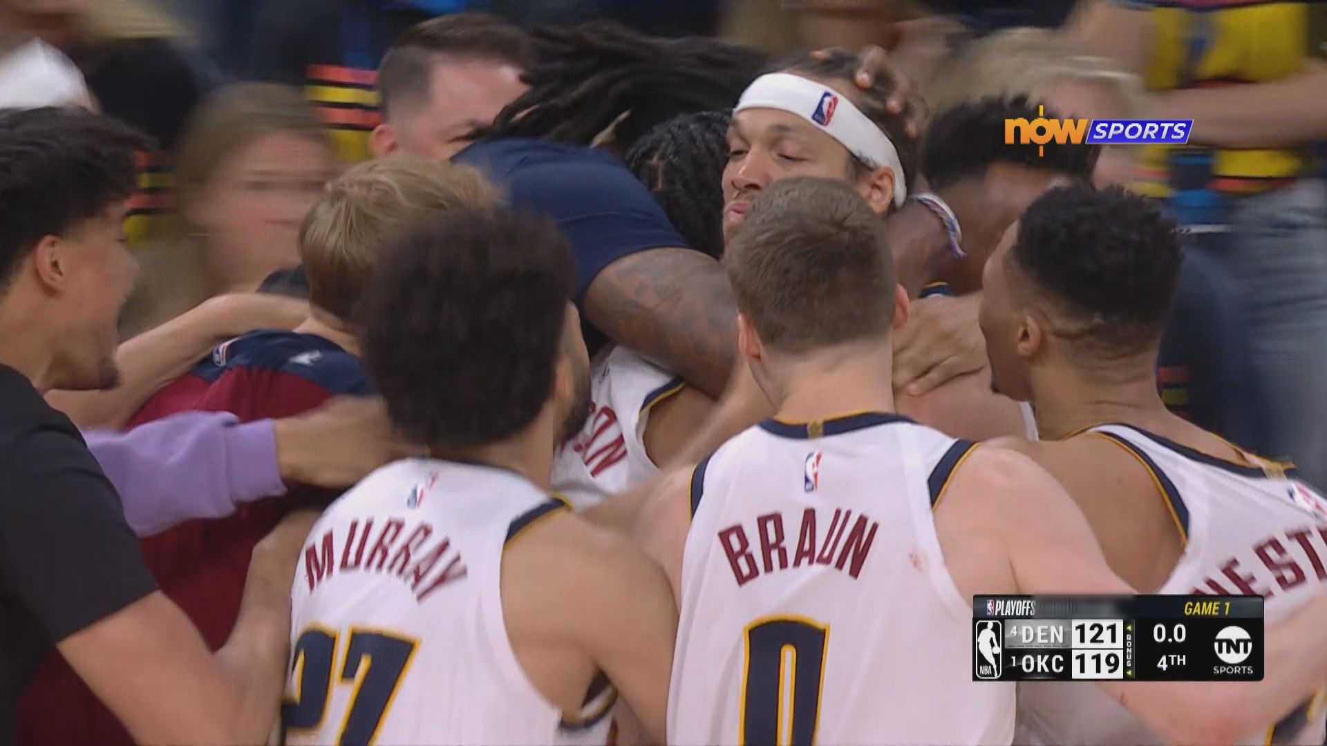 NBA季後賽西岸次圈　金塊 121:119 雷霆　(場數1:0)