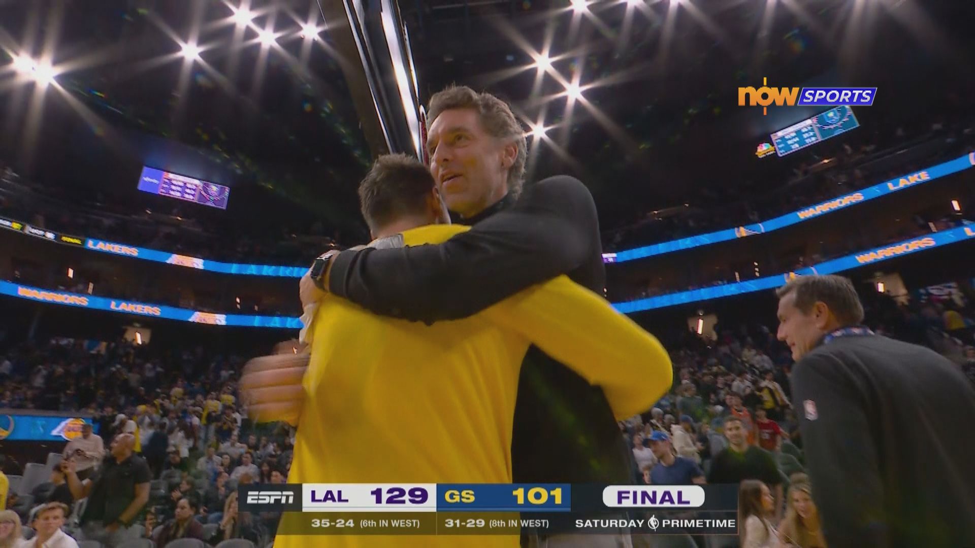 NBA　湖人 129:101 勇士