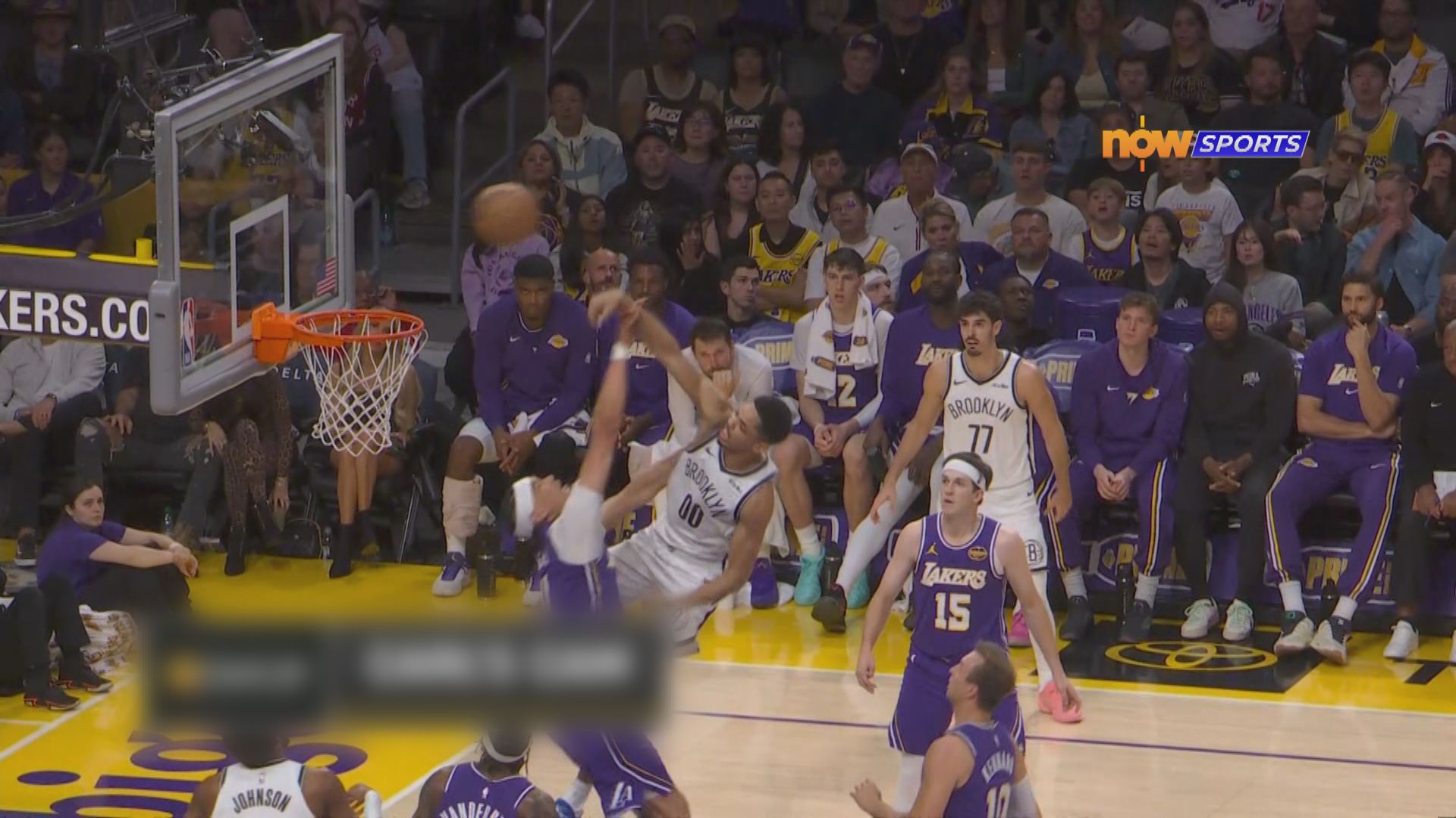 NBA　籃網 99:116 湖人