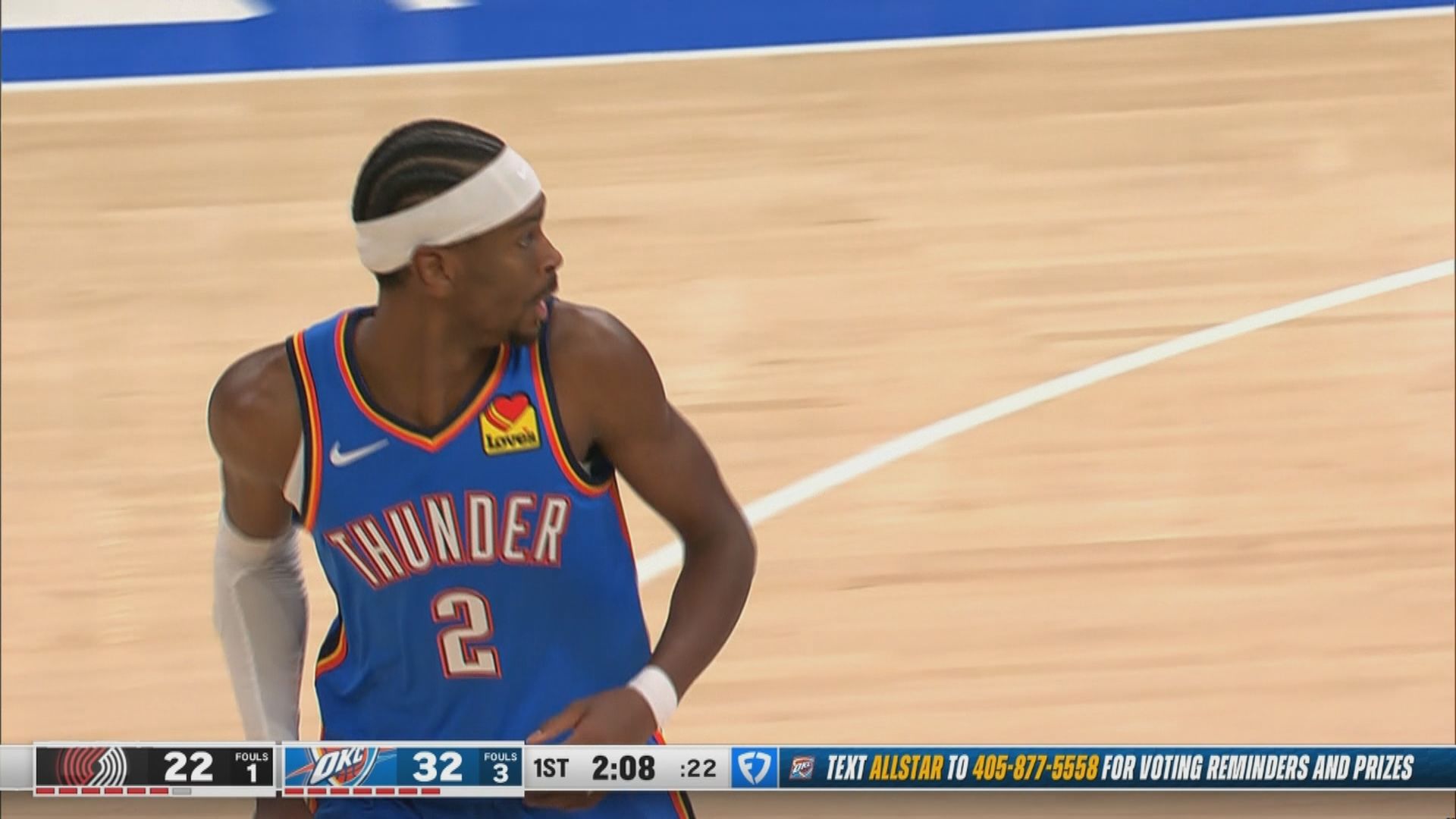 NBA　拓荒者 95:124 雷霆