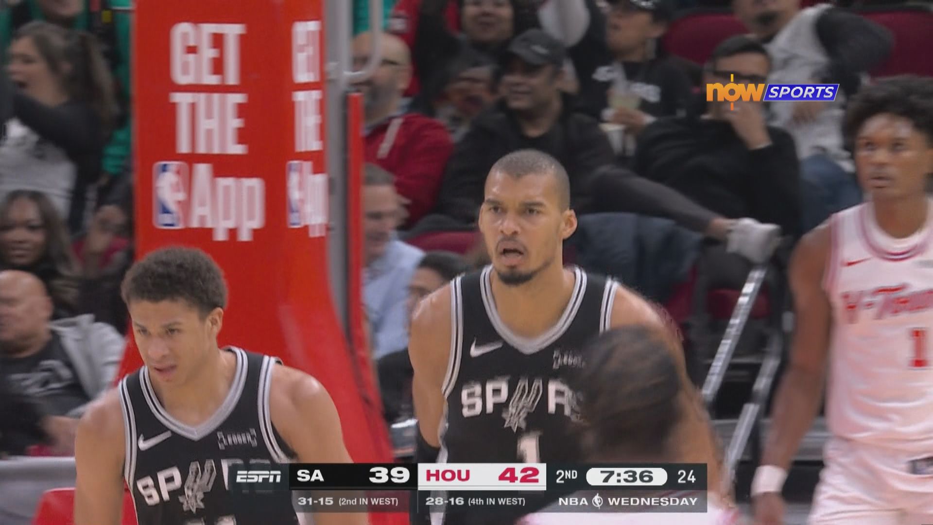 NBA　馬刺 111:99 火箭