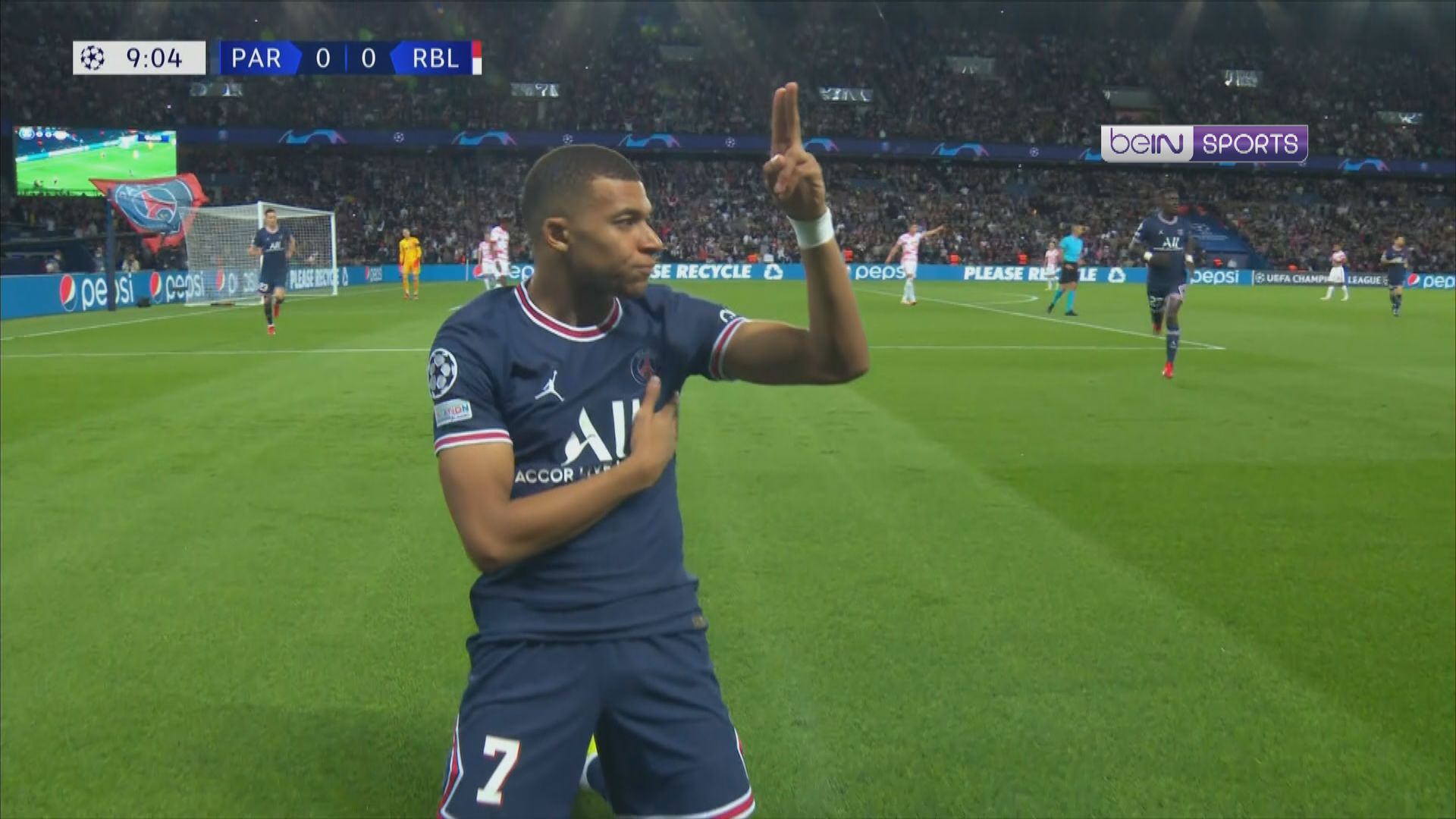 歐聯　巴黎聖日耳門3:2萊比錫