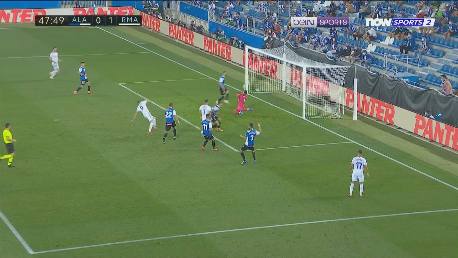 西甲　艾拉維斯1:4皇家馬德里