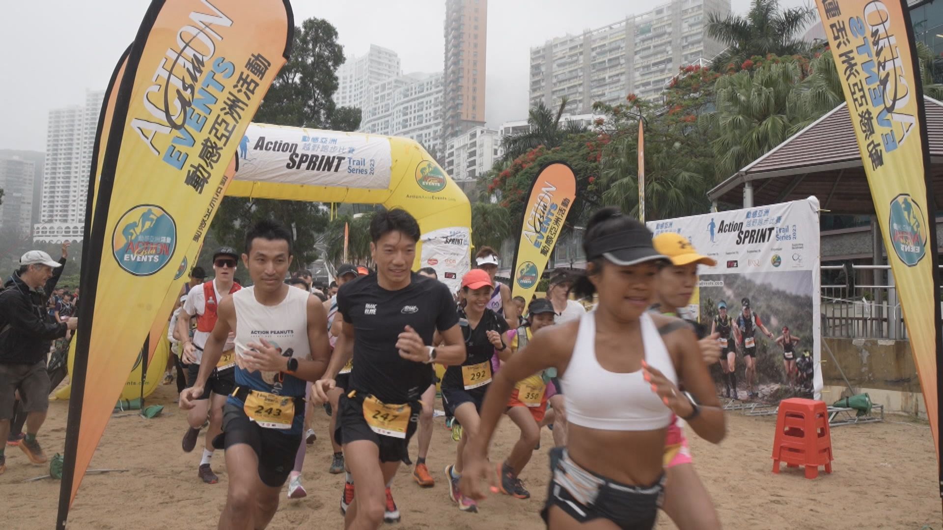 越野跑系列賽淺水灣站 羅浚錙男子組屈居亞軍