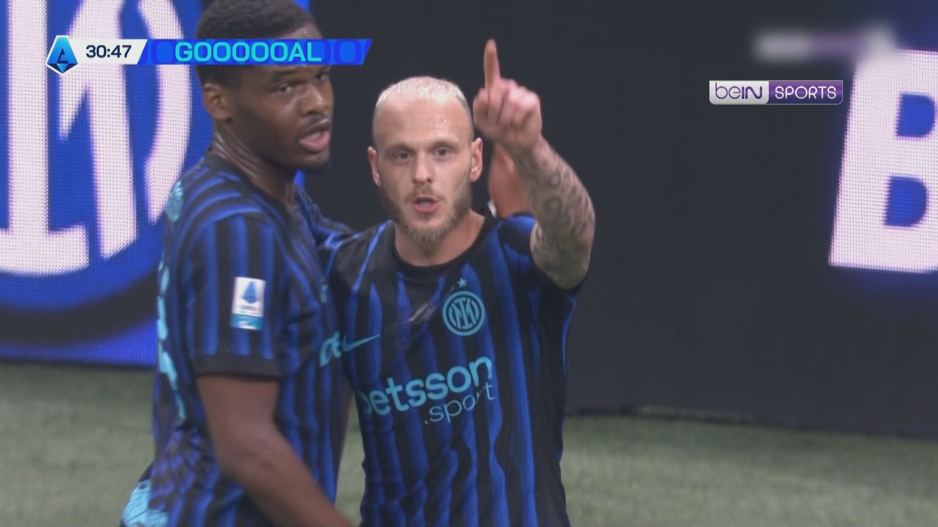 意甲　國際米蘭 2:0 熱拿亞