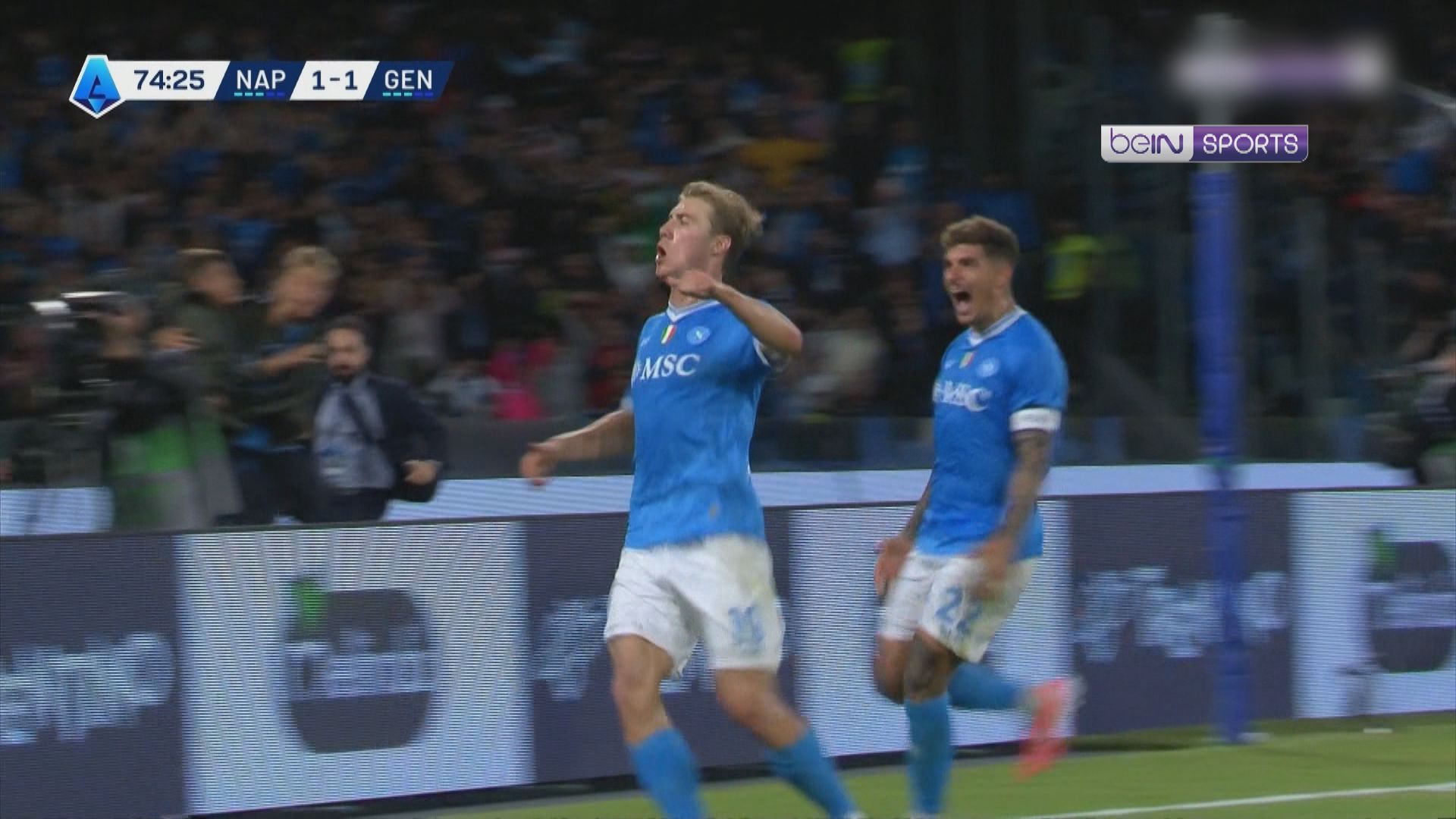 意甲　拿玻里 2:1 熱拿亞