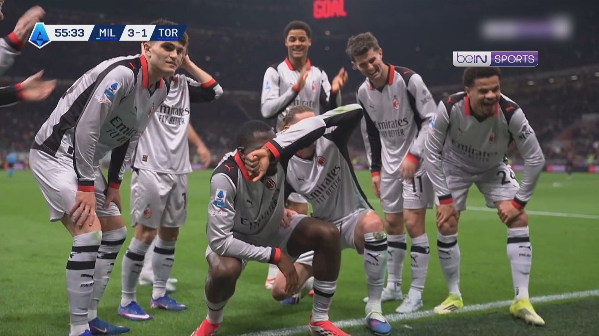 意甲　AC米蘭 3:2 拖連奴