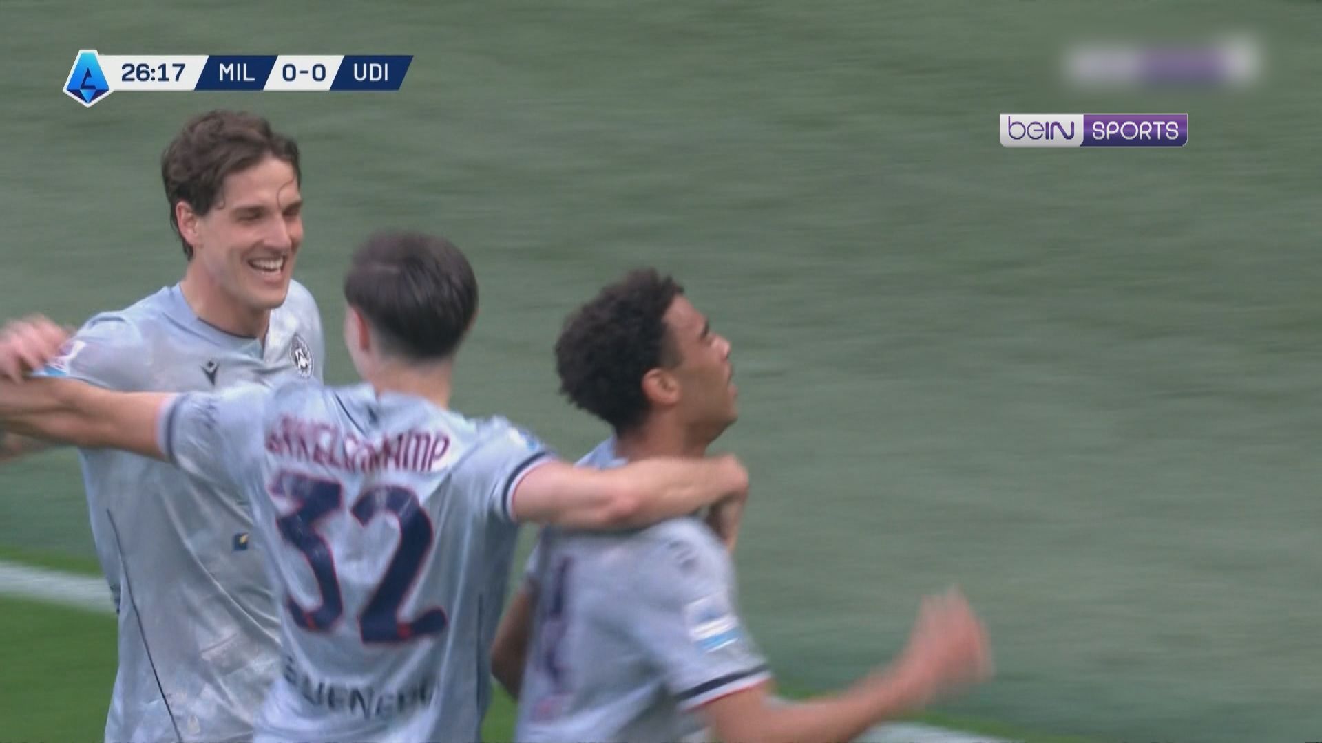 意甲　AC米蘭 0:3 烏甸尼斯