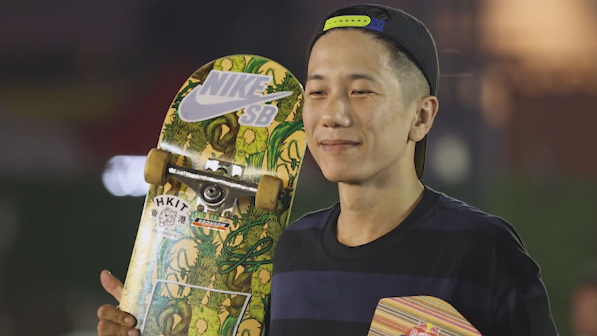 李嘉龍奪本地的街頭滑板賽冠軍