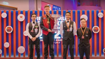 IBSF世界桌球錦標賽　港隊代表馮國威6個紅球項目摘銅