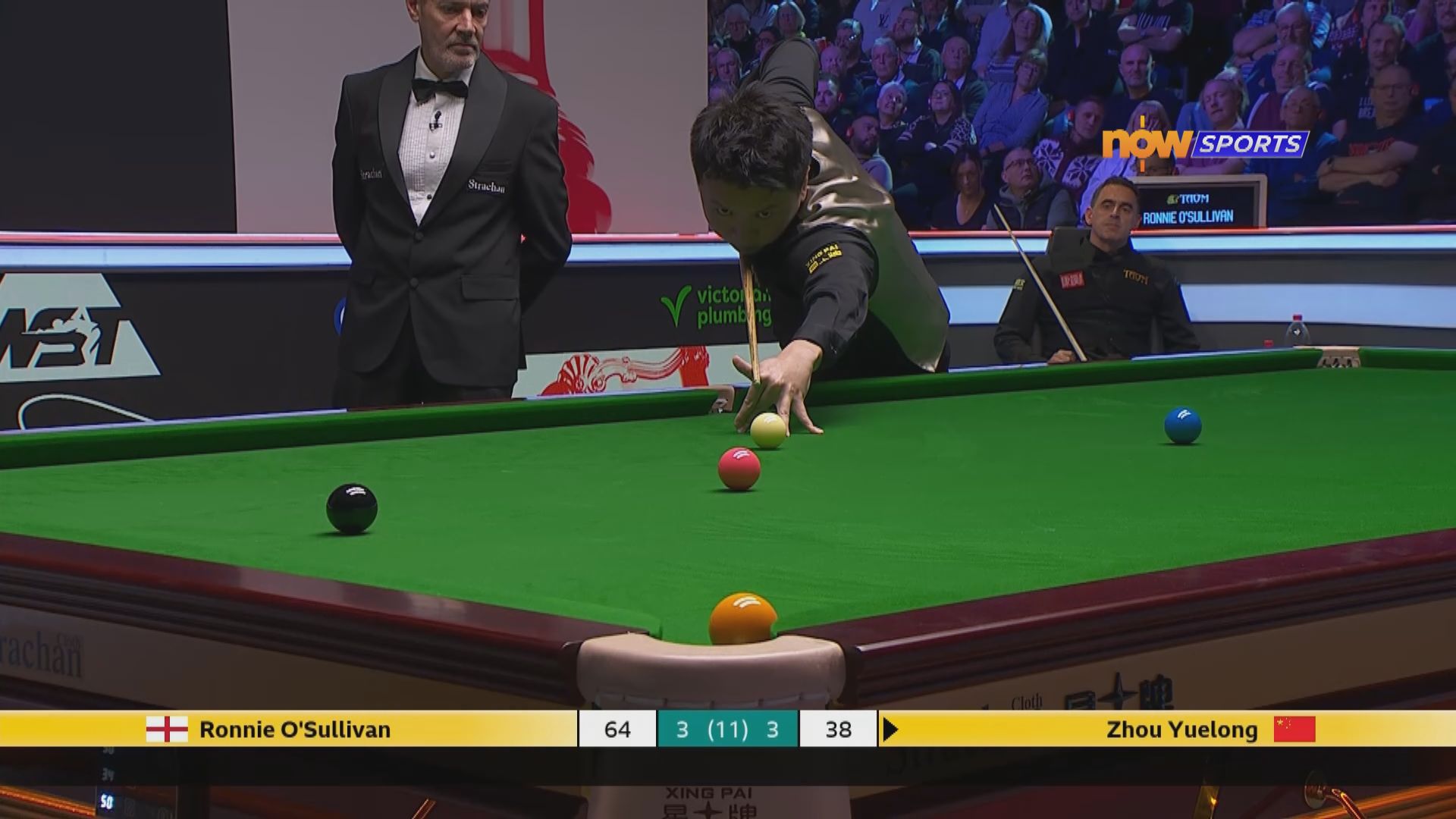 英國桌球錦標賽　八屆冠軍奧蘇利雲不敵周躍龍首圈出局