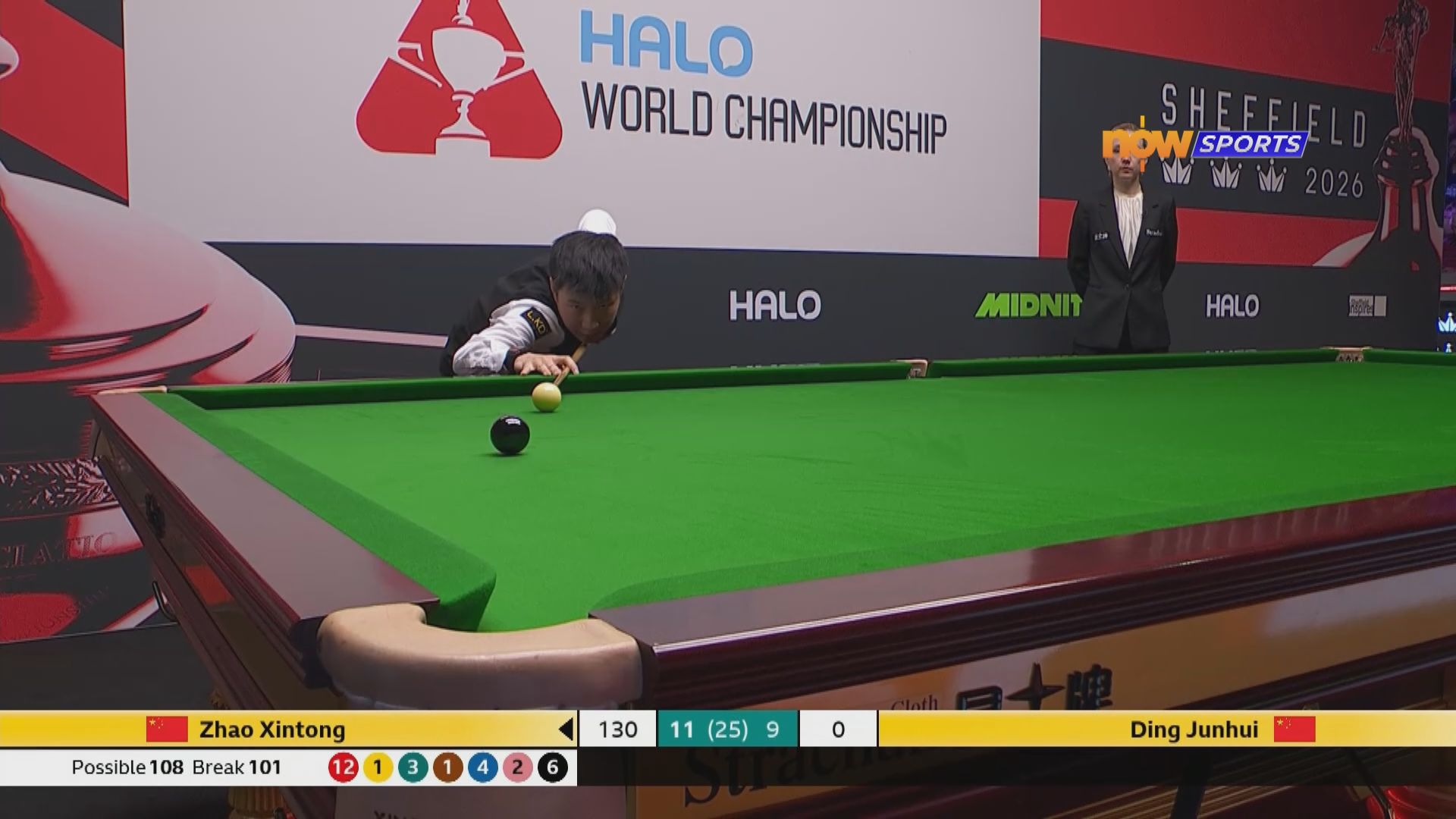 世界桌球錦標賽　趙心童挫丁俊暉晉級八強