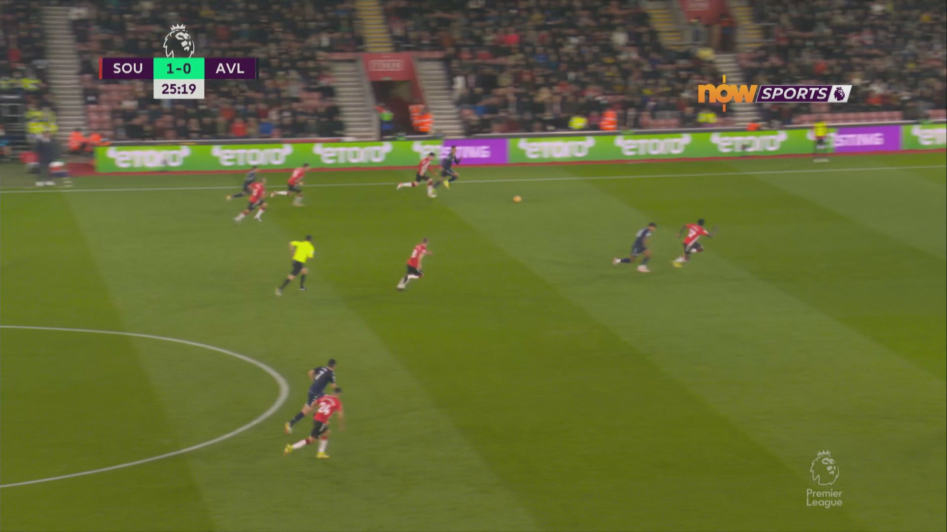 英超　修咸頓1：0阿士東維拉