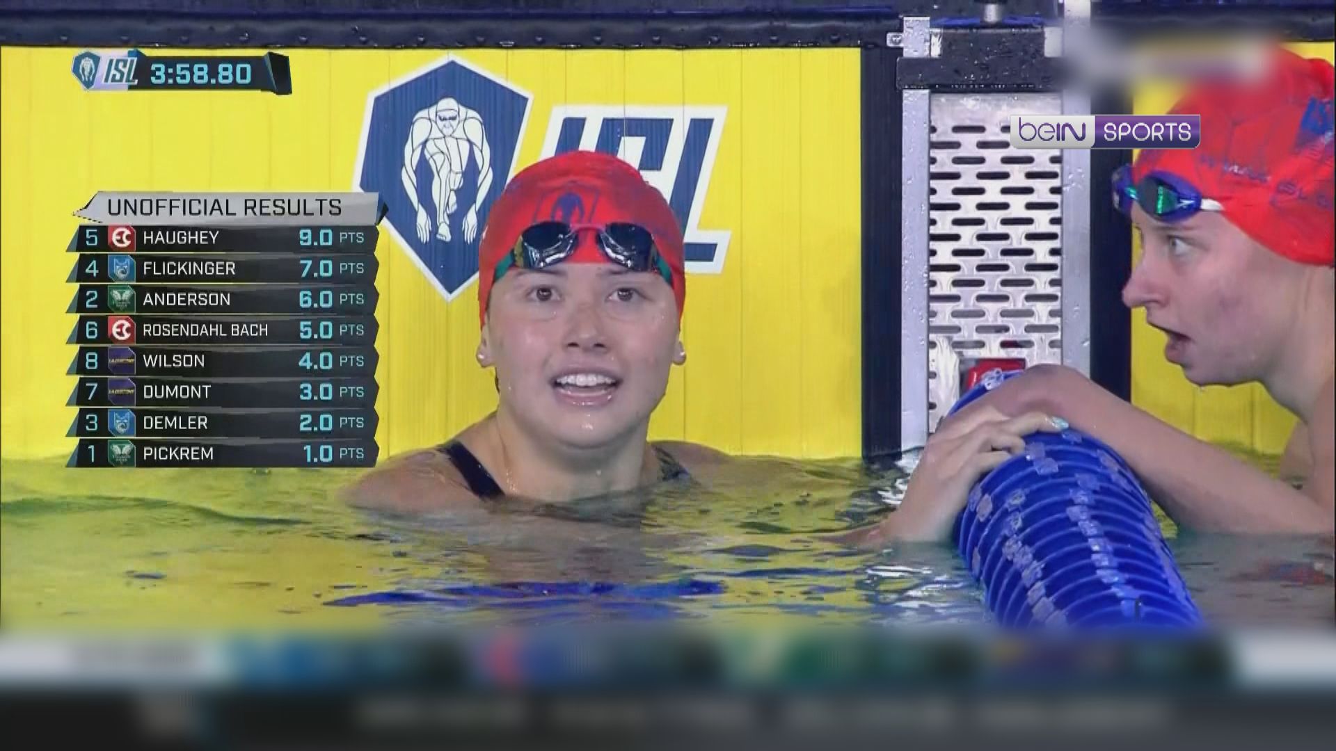 國際游泳聯賽　何詩蓓400米自由泳做出季內七連勝