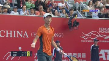 香港網球公開賽 中國小將商竣程反勝捷利晉級次圈