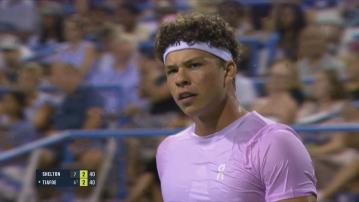 華盛頓男子網球公開賽　舒爾頓挫迪亞科爾闖四強