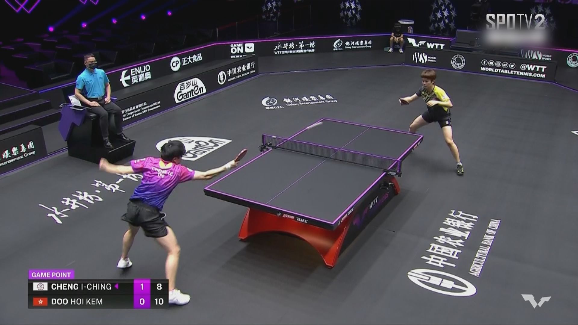 澳門乒乓球冠軍賽　杜凱琹女單首圈不敵鄭怡靜