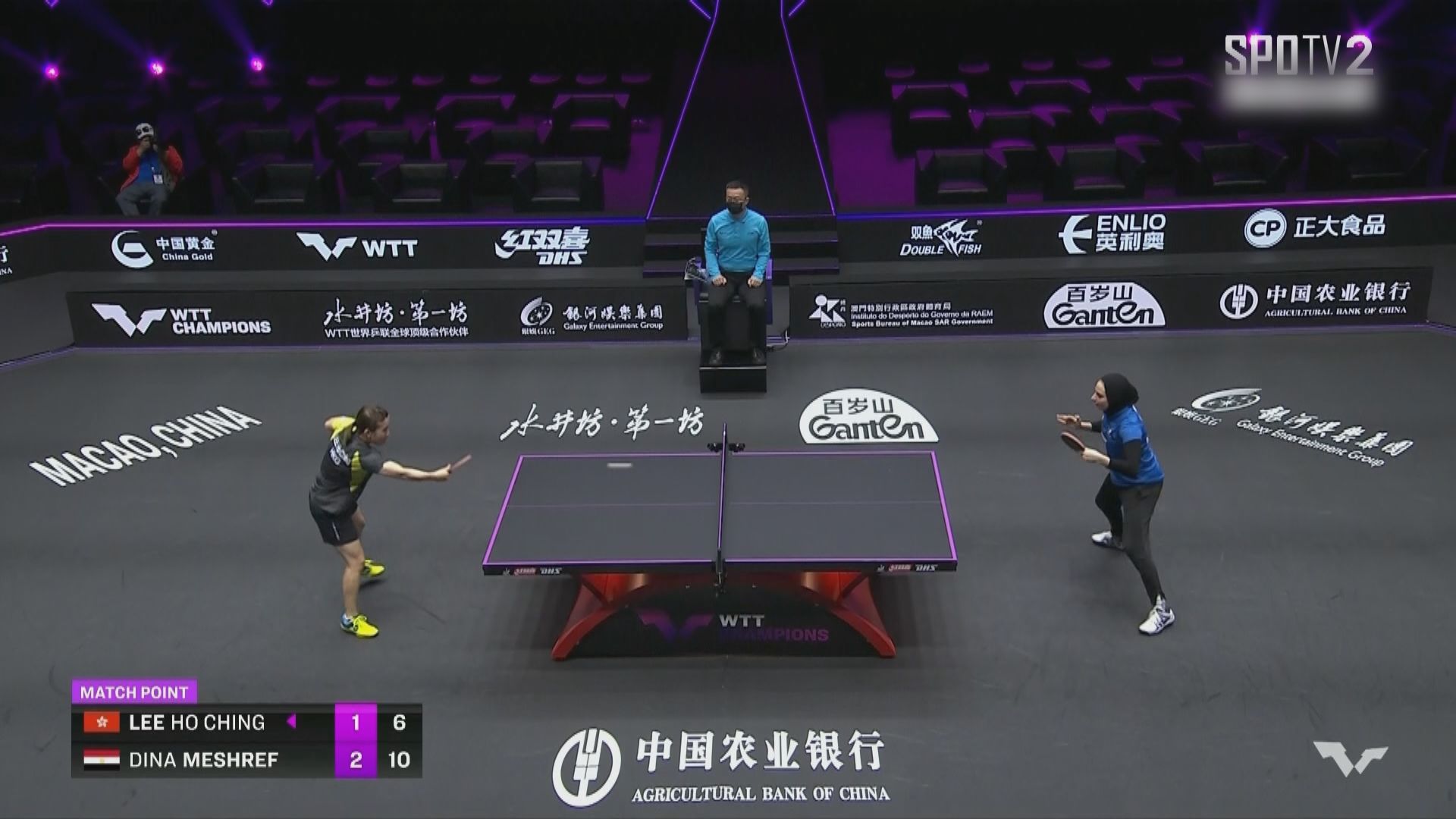 澳門乒乓球冠軍賽　港將李皓晴女單首圈止步